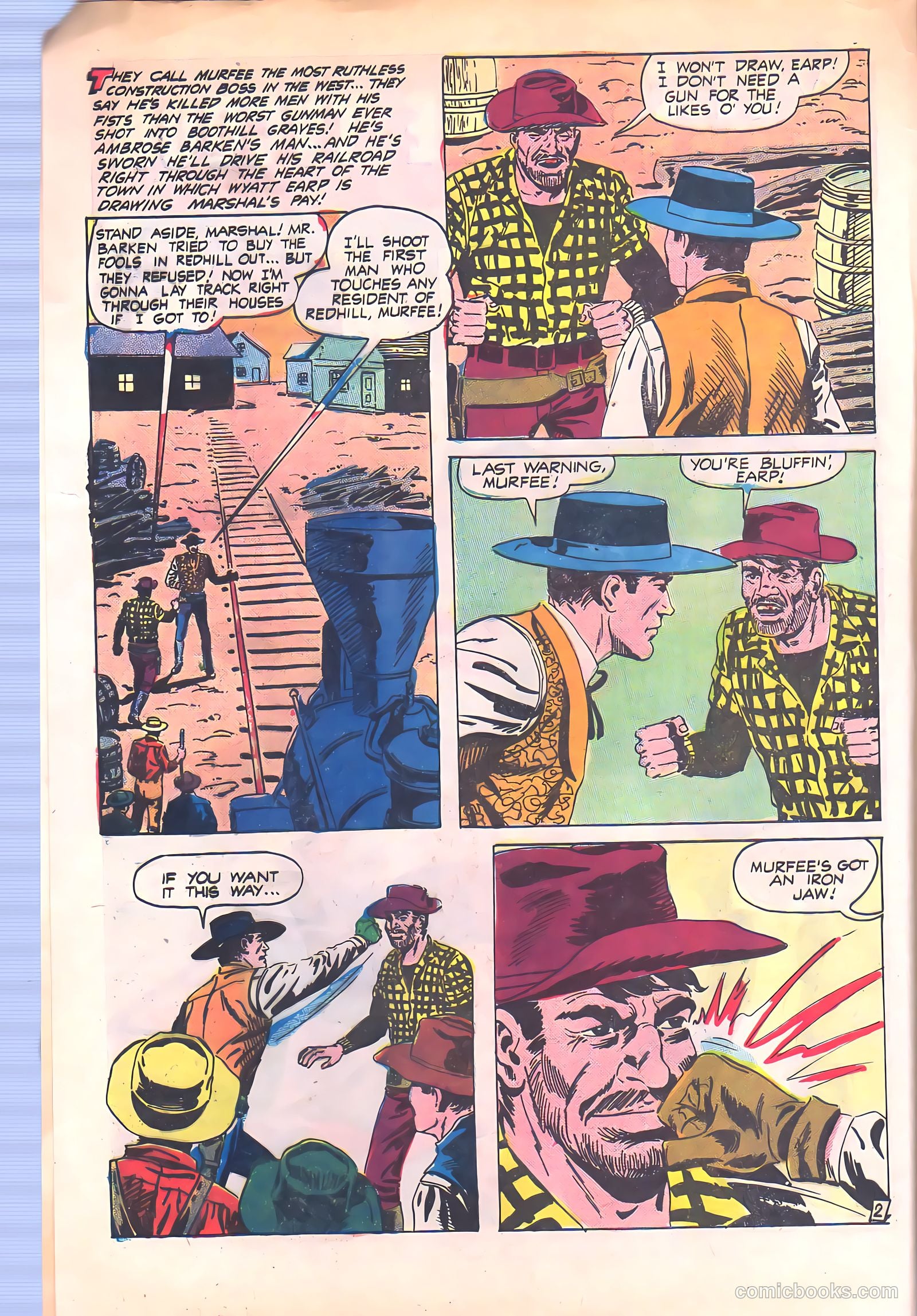 Wyatt Earp, Frontier Marshal #66 (1966) — page 4 of 36