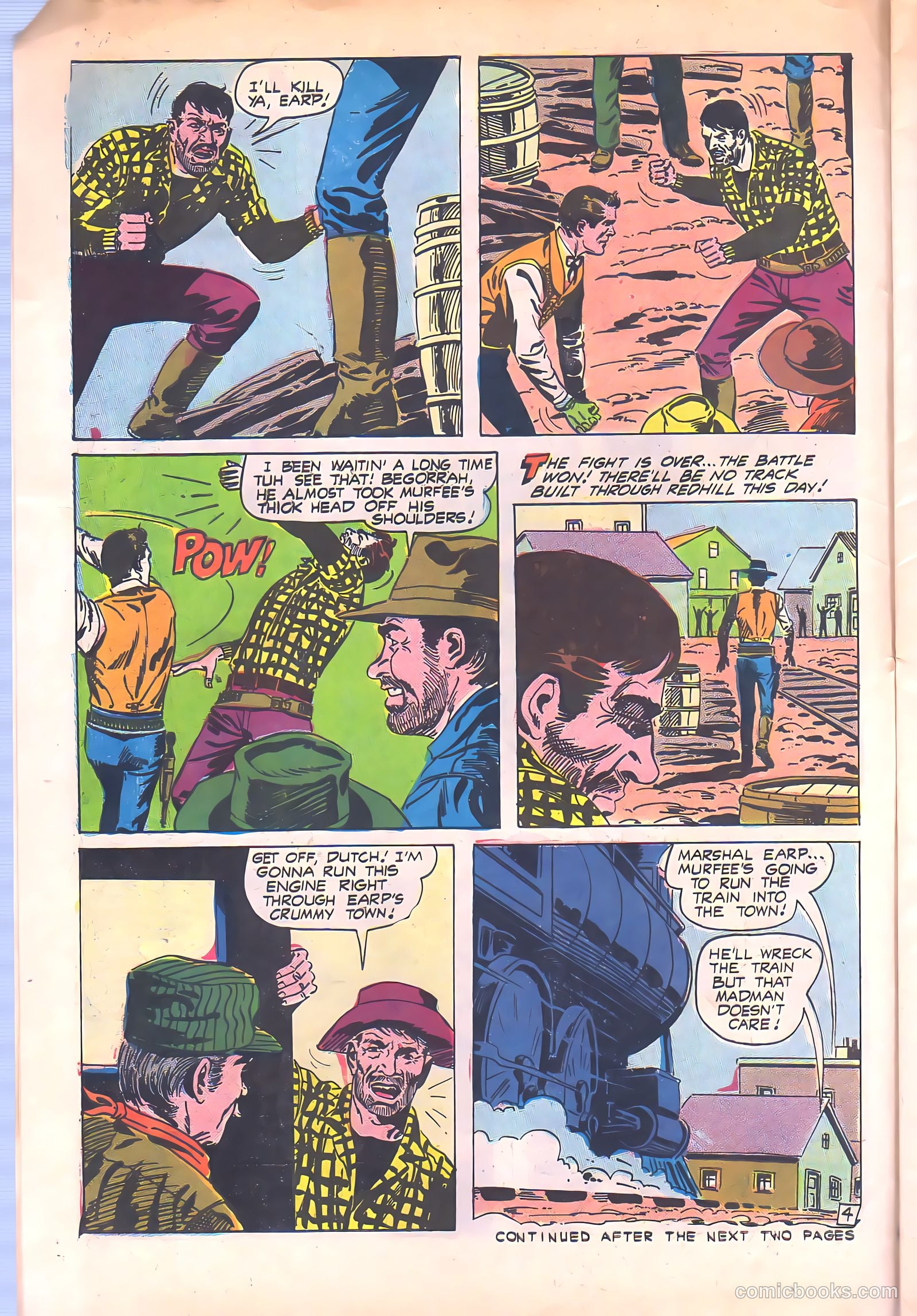 Wyatt Earp, Frontier Marshal #66 (1966) — page 6 of 36