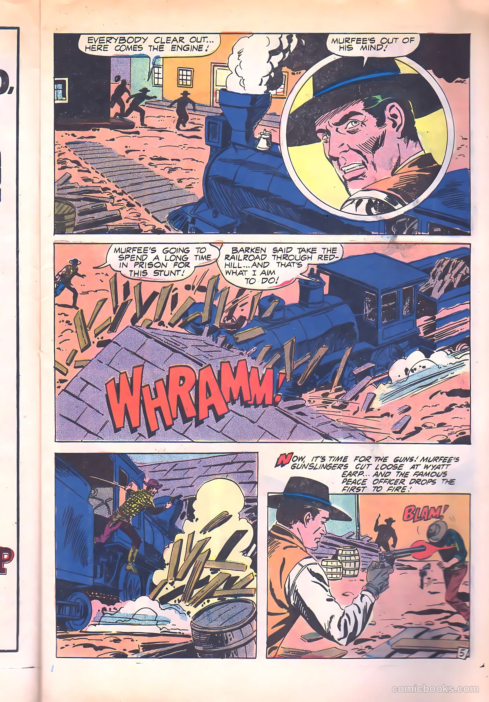 Wyatt Earp, Frontier Marshal #66 (1966) — page 9 of 36