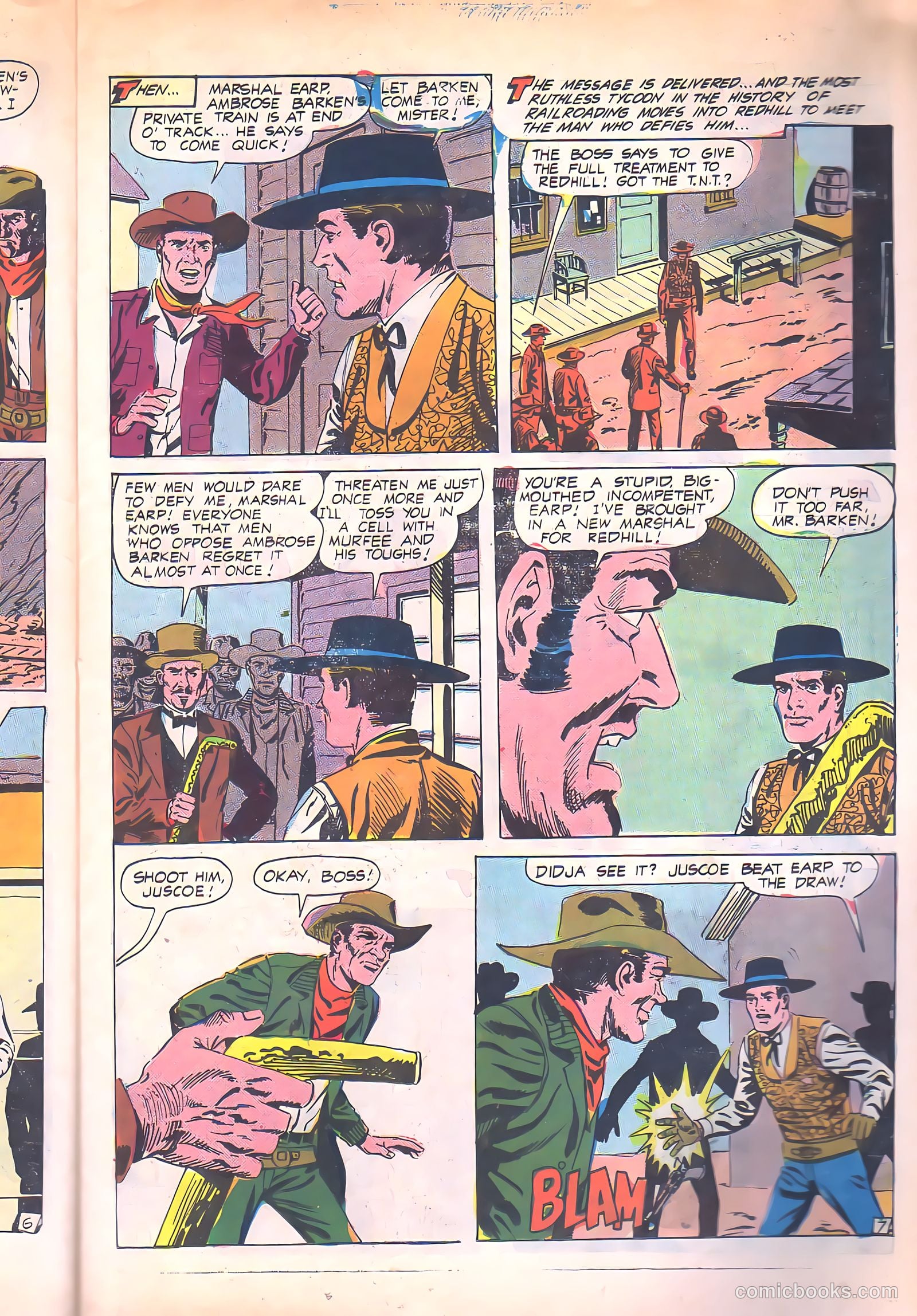 Wyatt Earp, Frontier Marshal #66 (1966) — page 11 of 36