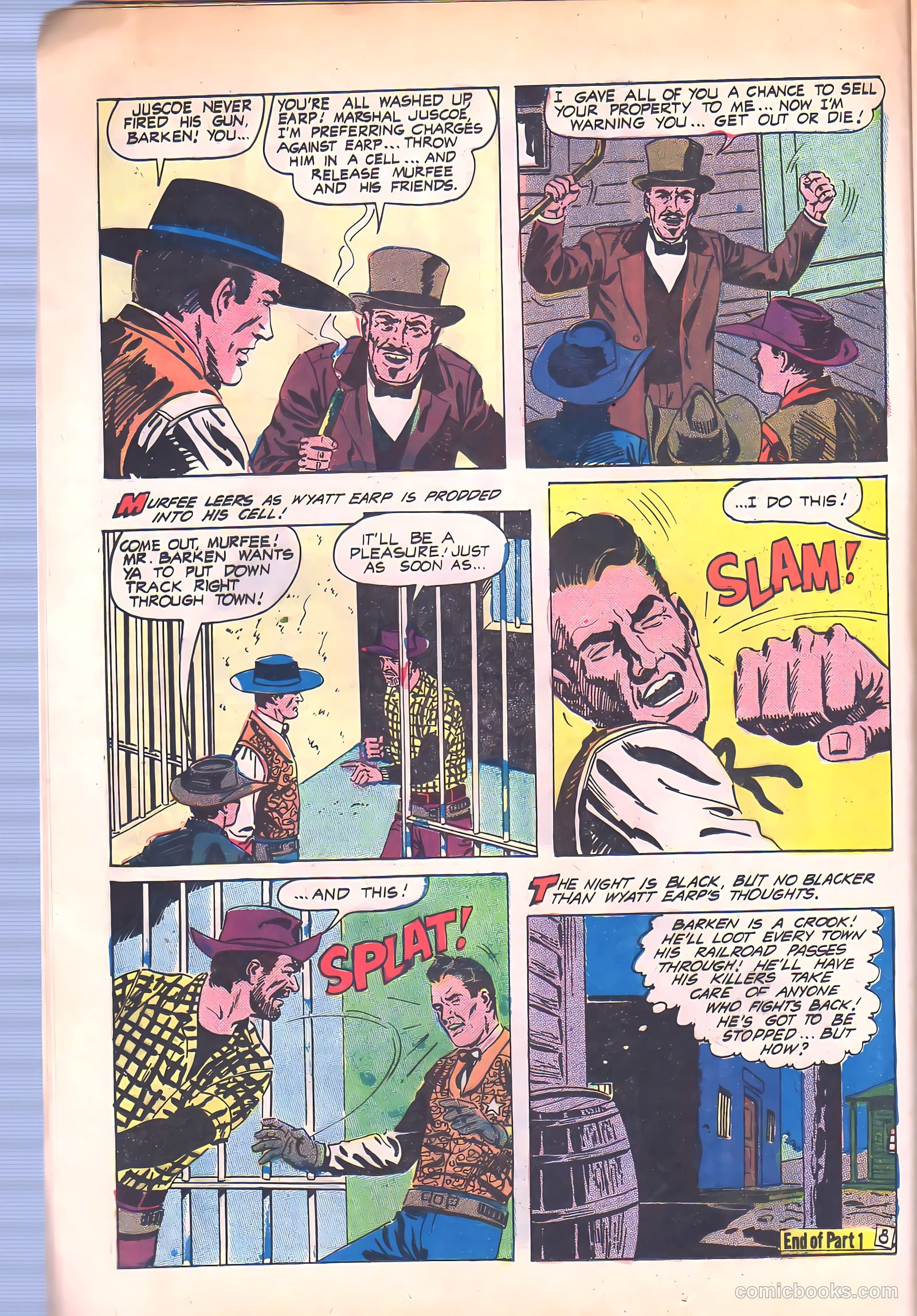 Wyatt Earp, Frontier Marshal #66 (1966) — page 12 of 36