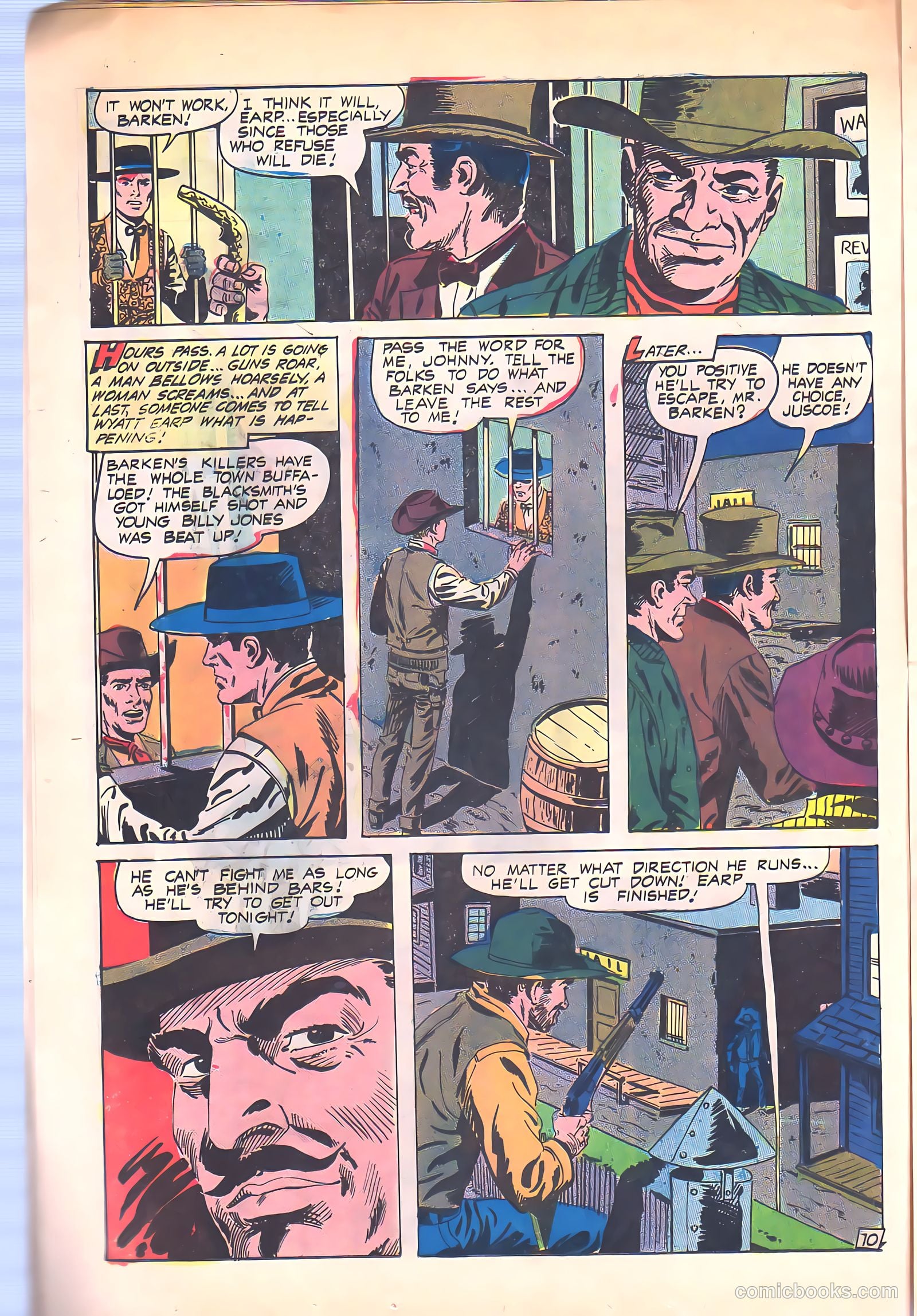 Wyatt Earp, Frontier Marshal #66 (1966) — page 16 of 36