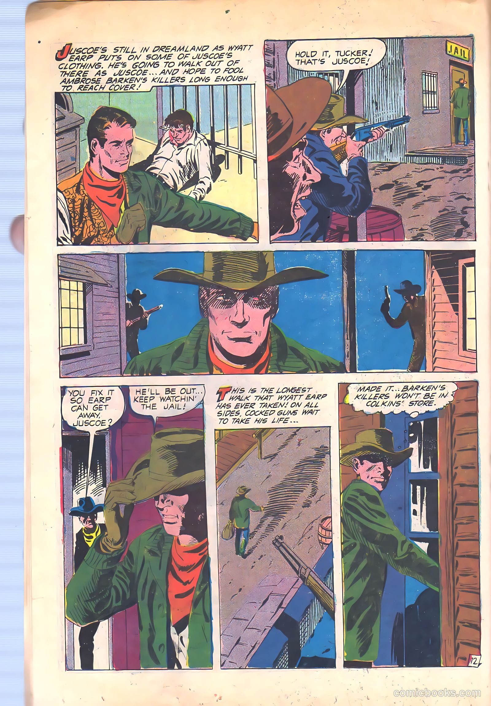 Wyatt Earp, Frontier Marshal #66 (1966) — page 18 of 36