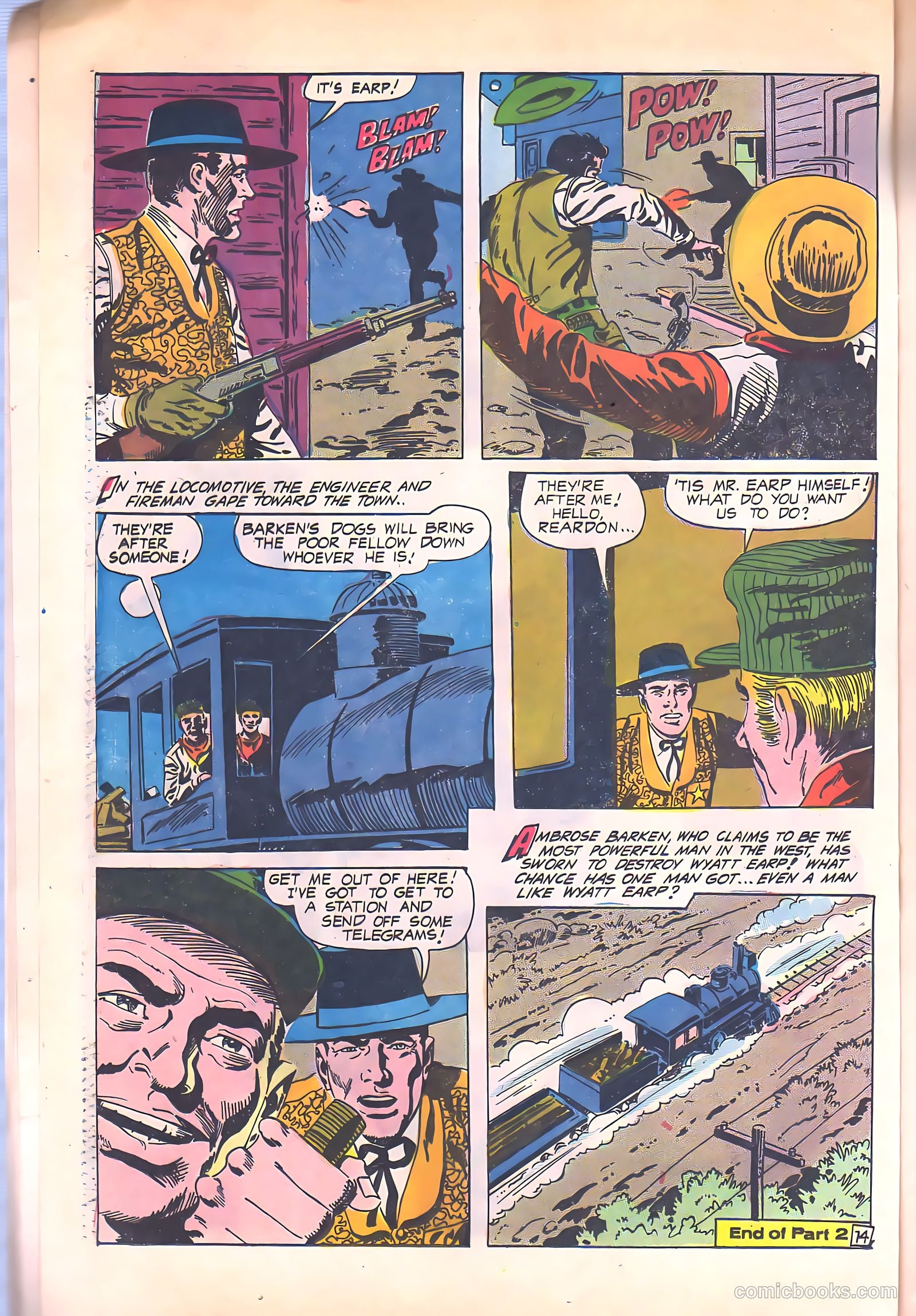 Wyatt Earp, Frontier Marshal #66 (1966) — page 20 of 36