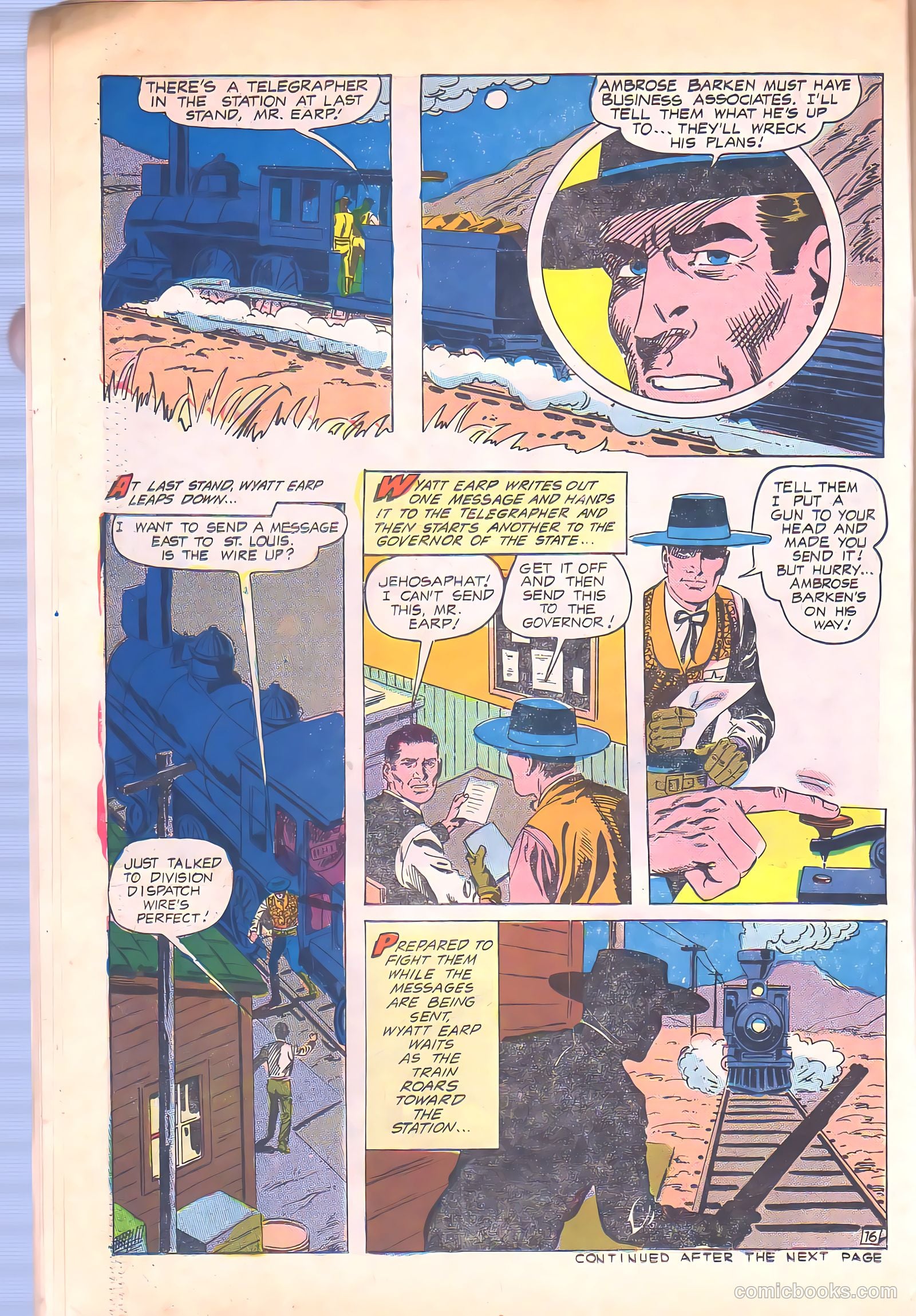 Wyatt Earp, Frontier Marshal #66 (1966) — page 22 of 36