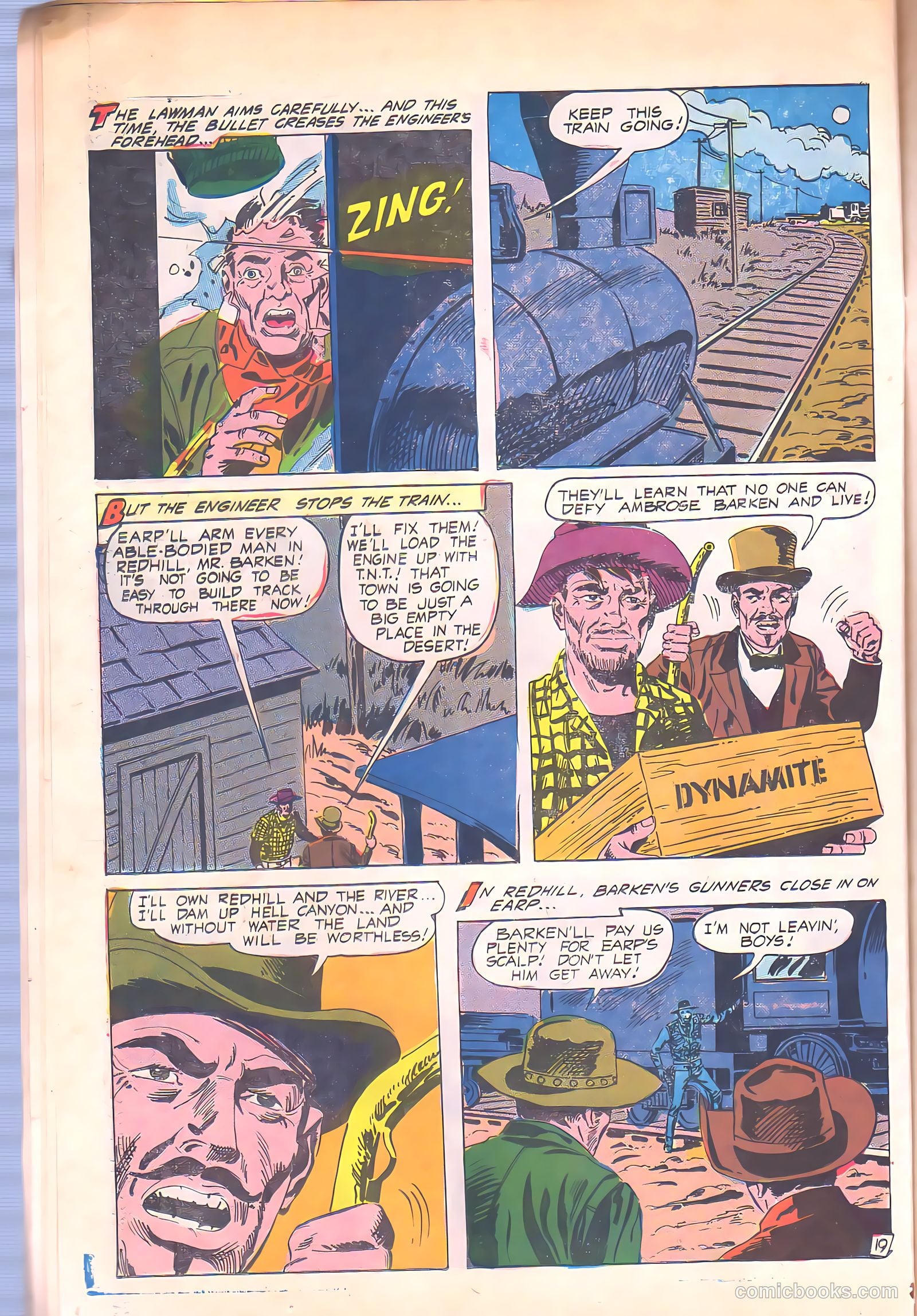 Wyatt Earp, Frontier Marshal #66 (1966) — page 26 of 36