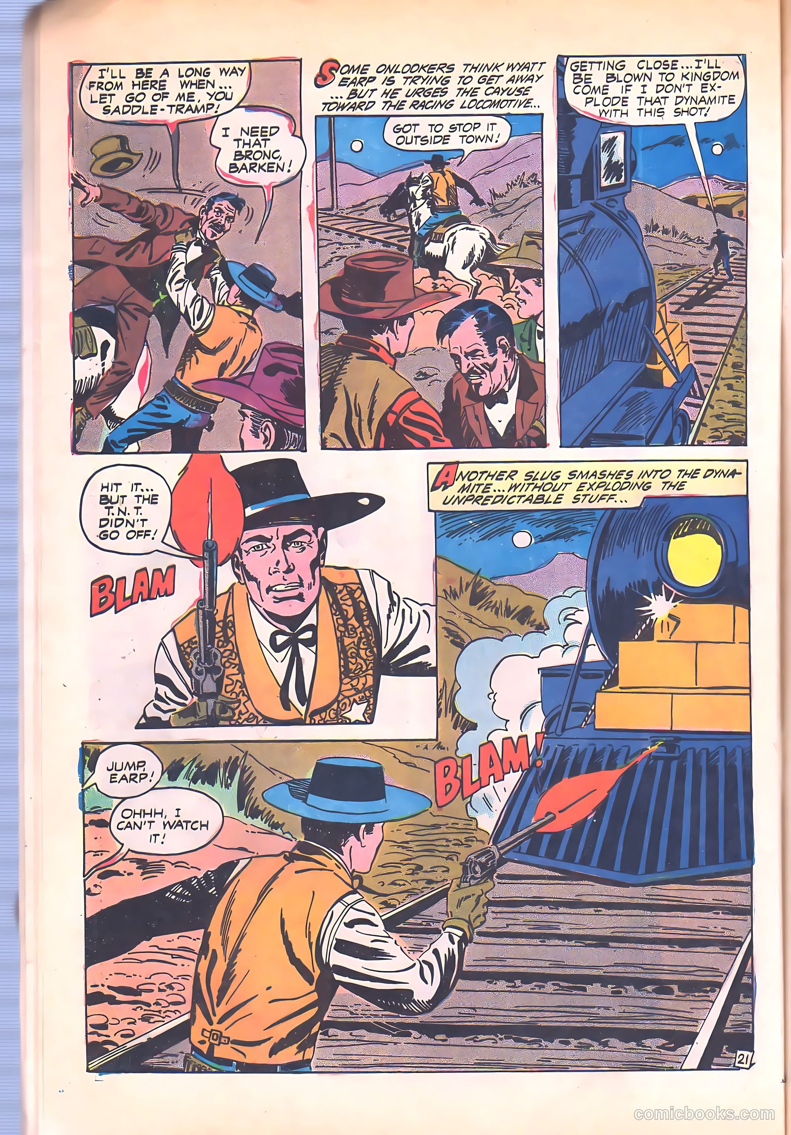 Wyatt Earp, Frontier Marshal #66 (1966) — page 28 of 36