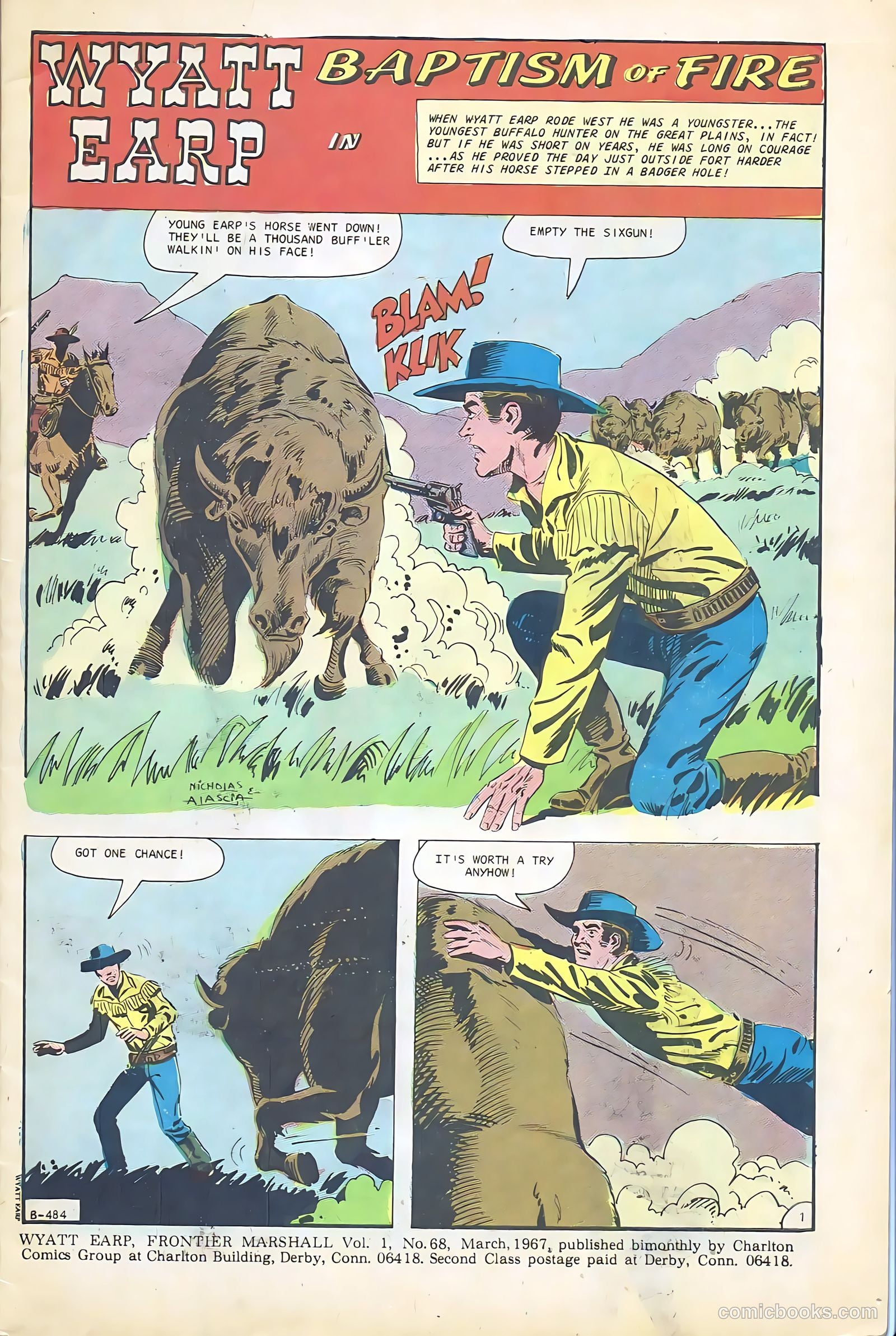 Wyatt Earp, Frontier Marshal #68 (1967) — page 3 of 36