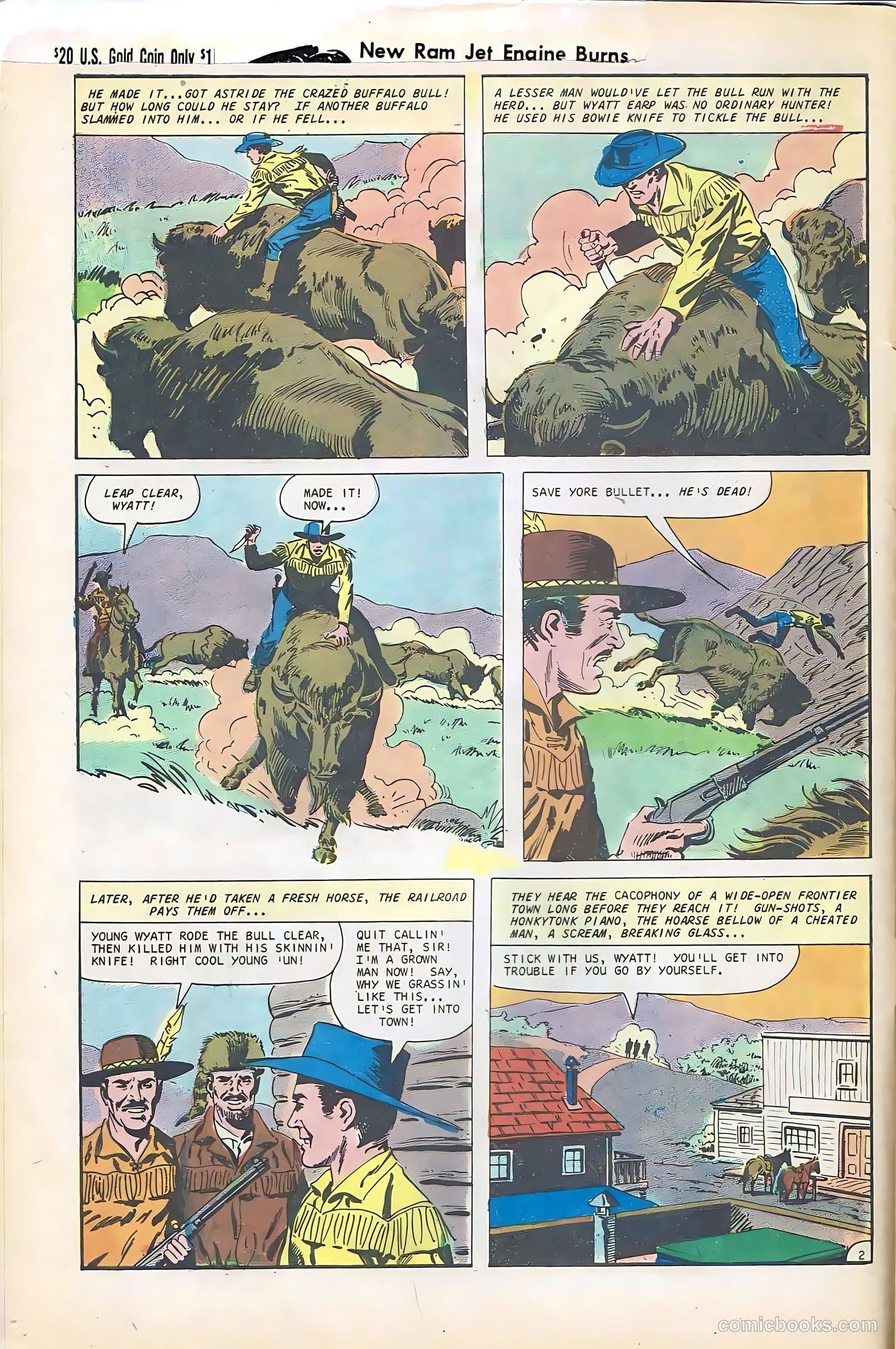 Wyatt Earp, Frontier Marshal #68 (1967) — page 4 of 36
