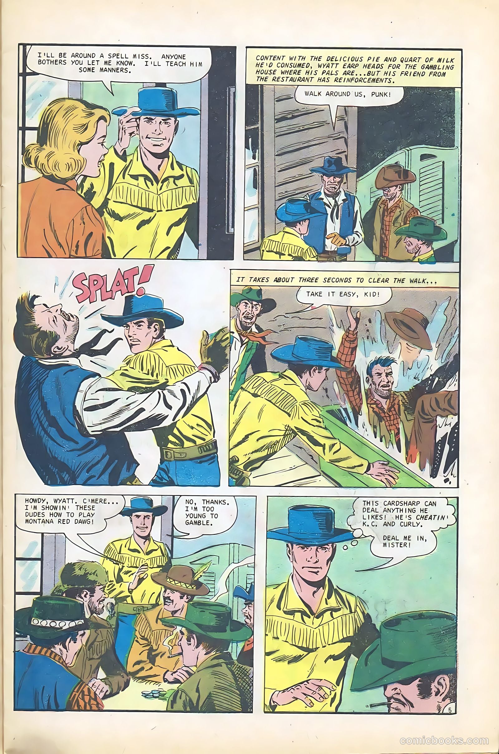Wyatt Earp, Frontier Marshal #68 (1967) — page 9 of 36