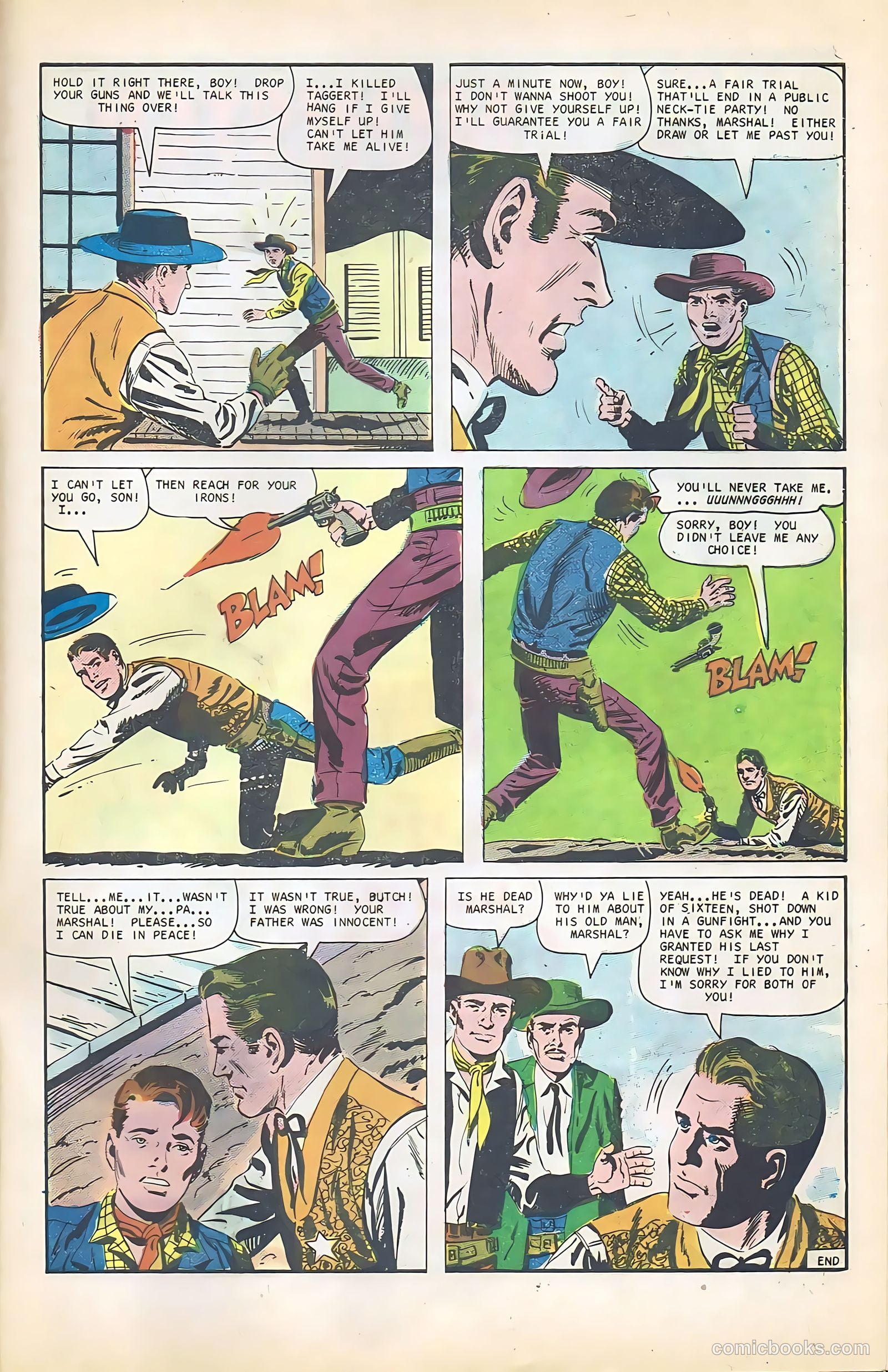 Wyatt Earp, Frontier Marshal #68 (1967) — page 33 of 36