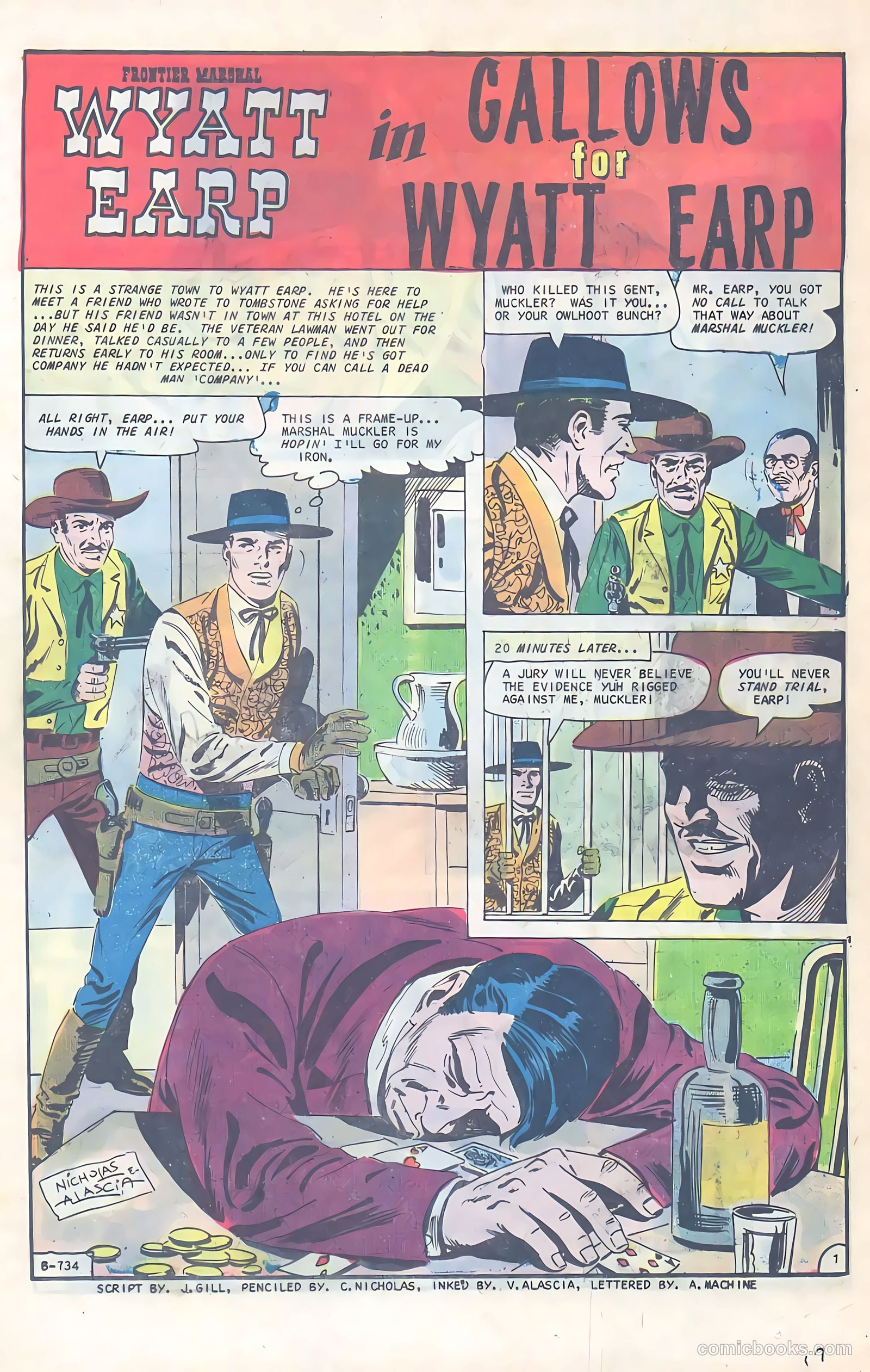 Wyatt Earp, Frontier Marshal #70 (1967) — page 17 of 36