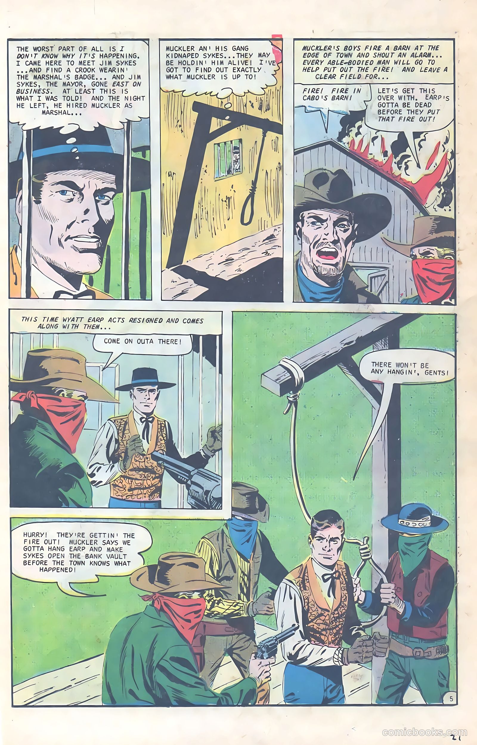 Wyatt Earp, Frontier Marshal #70 (1967) — page 21 of 36
