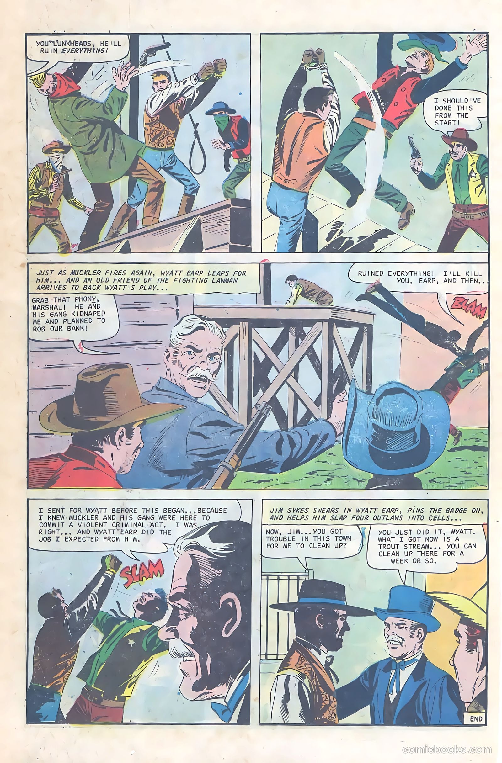 Wyatt Earp, Frontier Marshal #70 (1967) — page 22 of 36