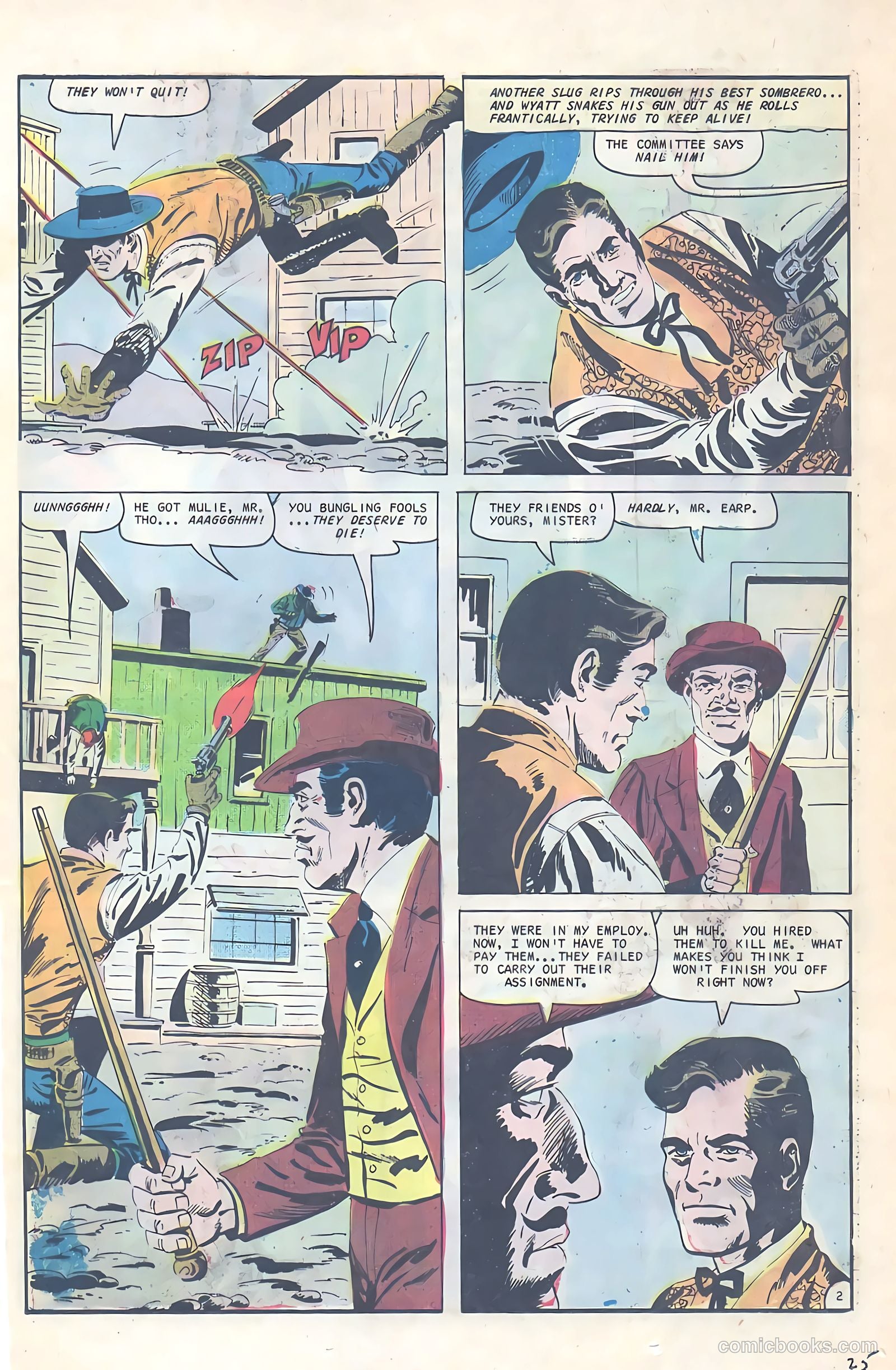 Wyatt Earp, Frontier Marshal #70 (1967) — page 25 of 36