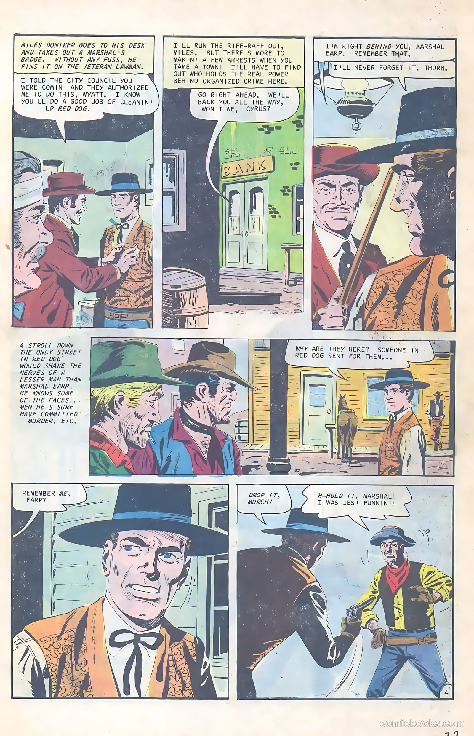 Wyatt Earp, Frontier Marshal #70 (1967) — page 27 of 36