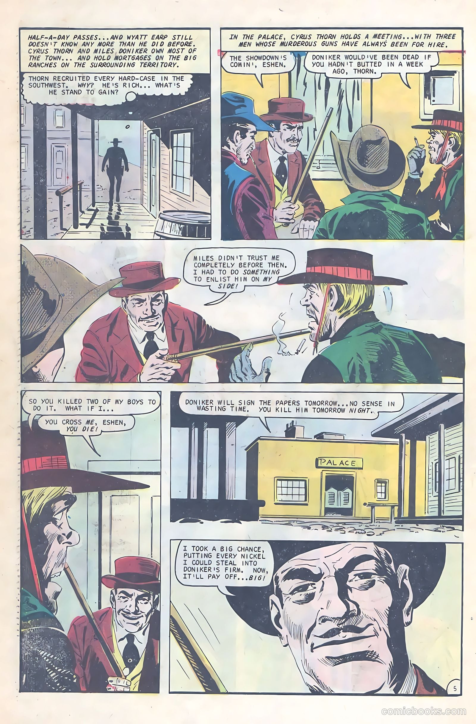 Wyatt Earp, Frontier Marshal #70 (1967) — page 28 of 36