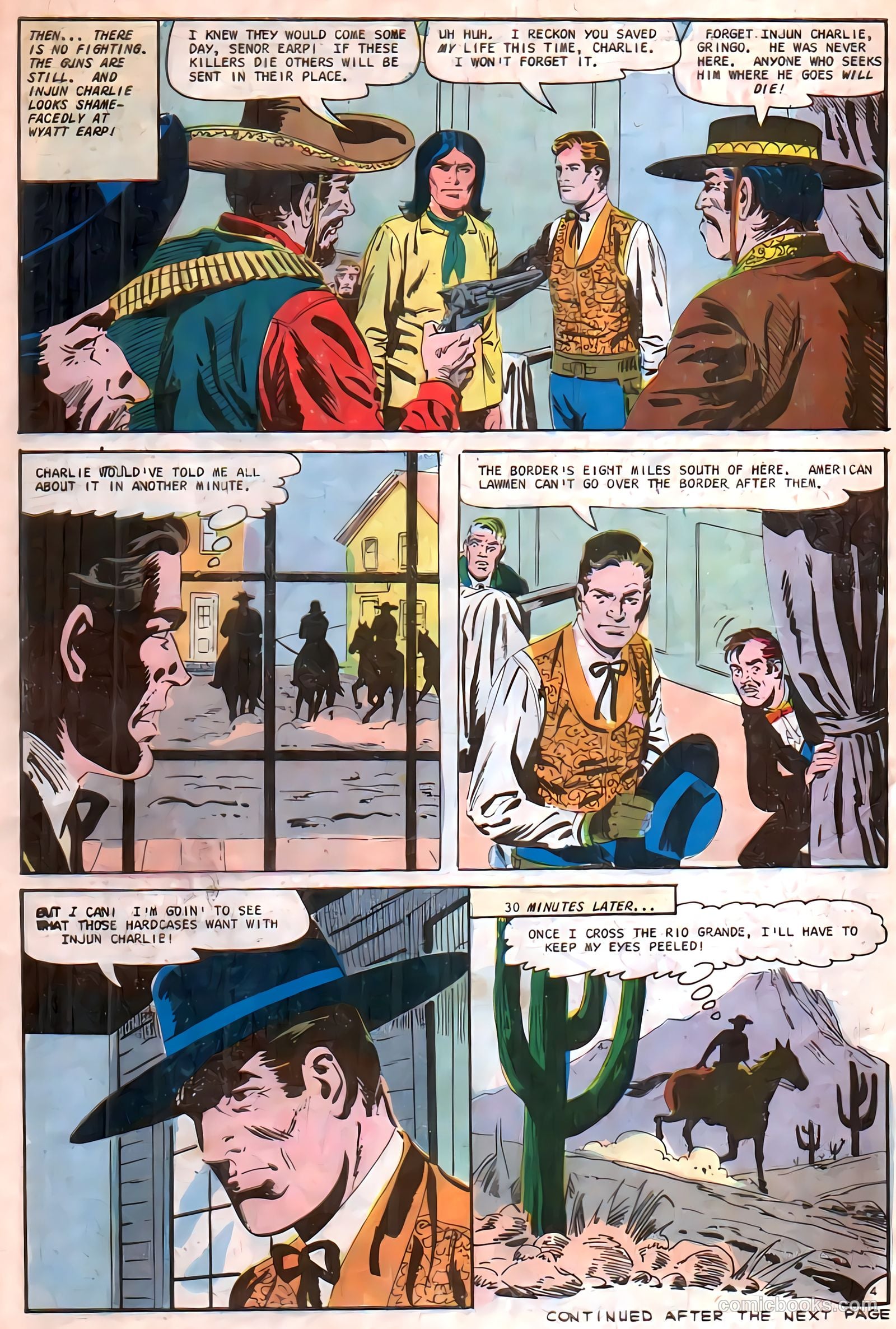 Wyatt Earp, Frontier Marshal #71 (1967) — page 6 of 36