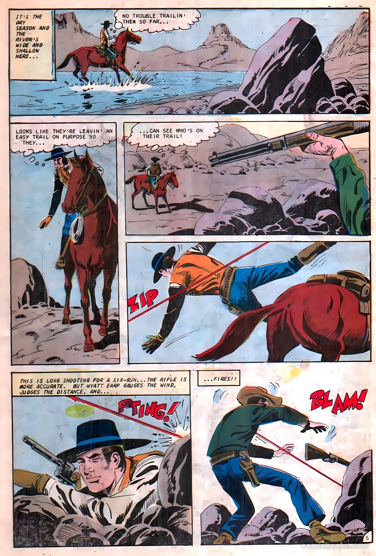 Wyatt Earp, Frontier Marshal #71 (1967) — page 8 of 36
