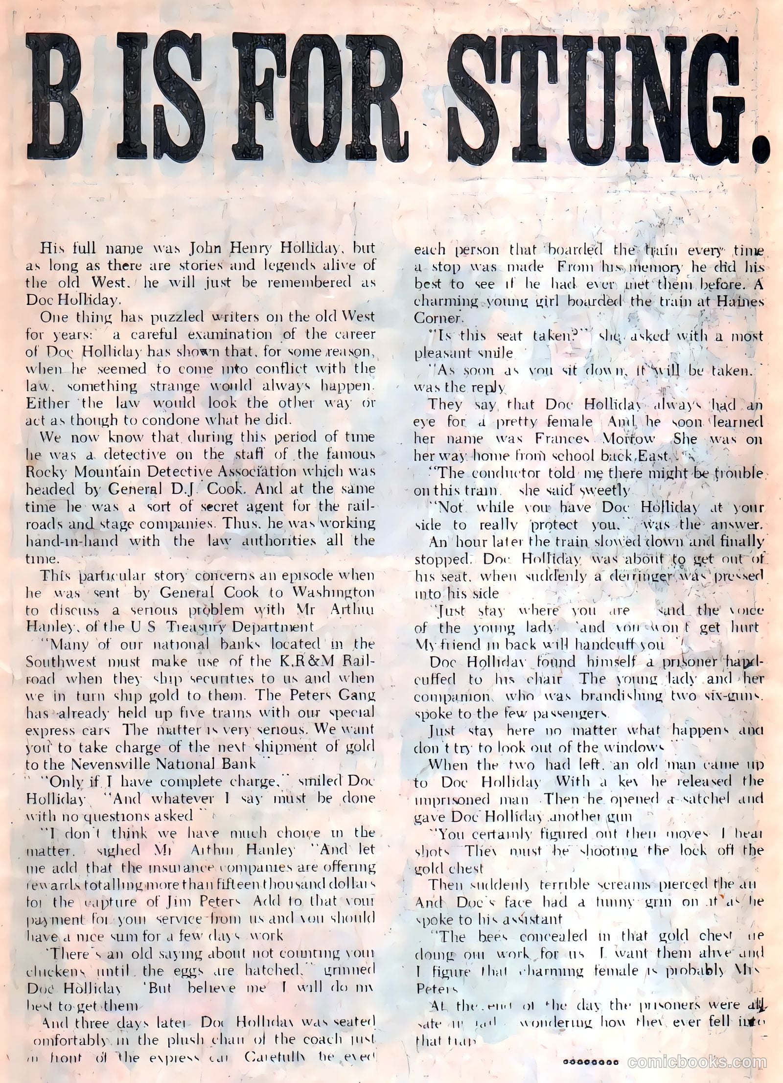 Wyatt Earp, Frontier Marshal #71 (1967) — page 19 of 36