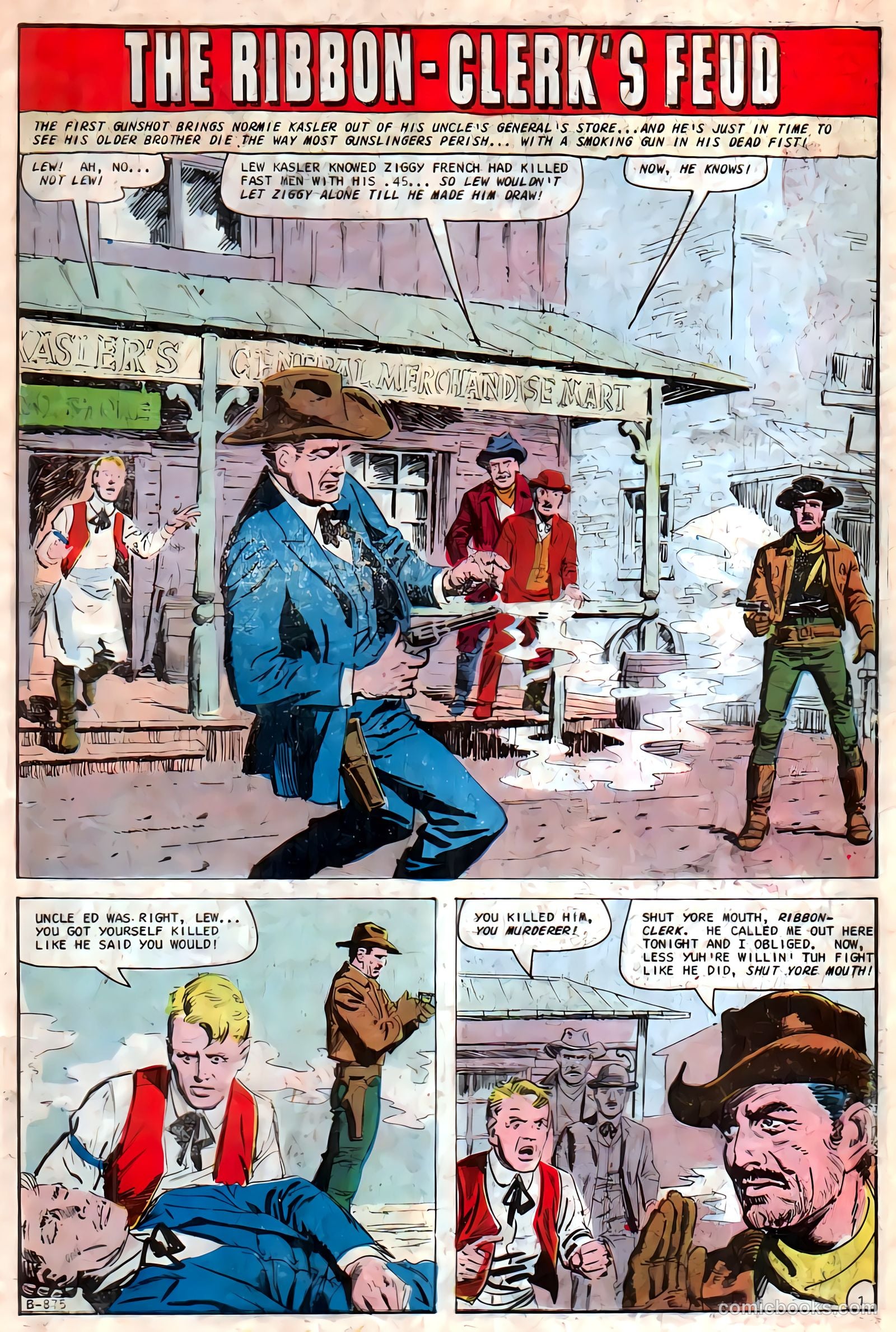 Wyatt Earp, Frontier Marshal #71 (1967) — page 27 of 36