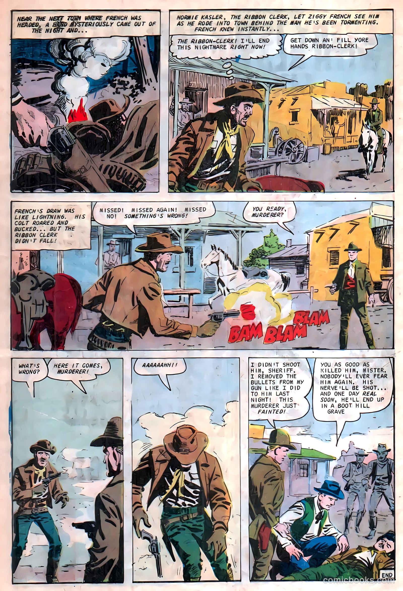 Wyatt Earp, Frontier Marshal #71 (1967) — page 32 of 36