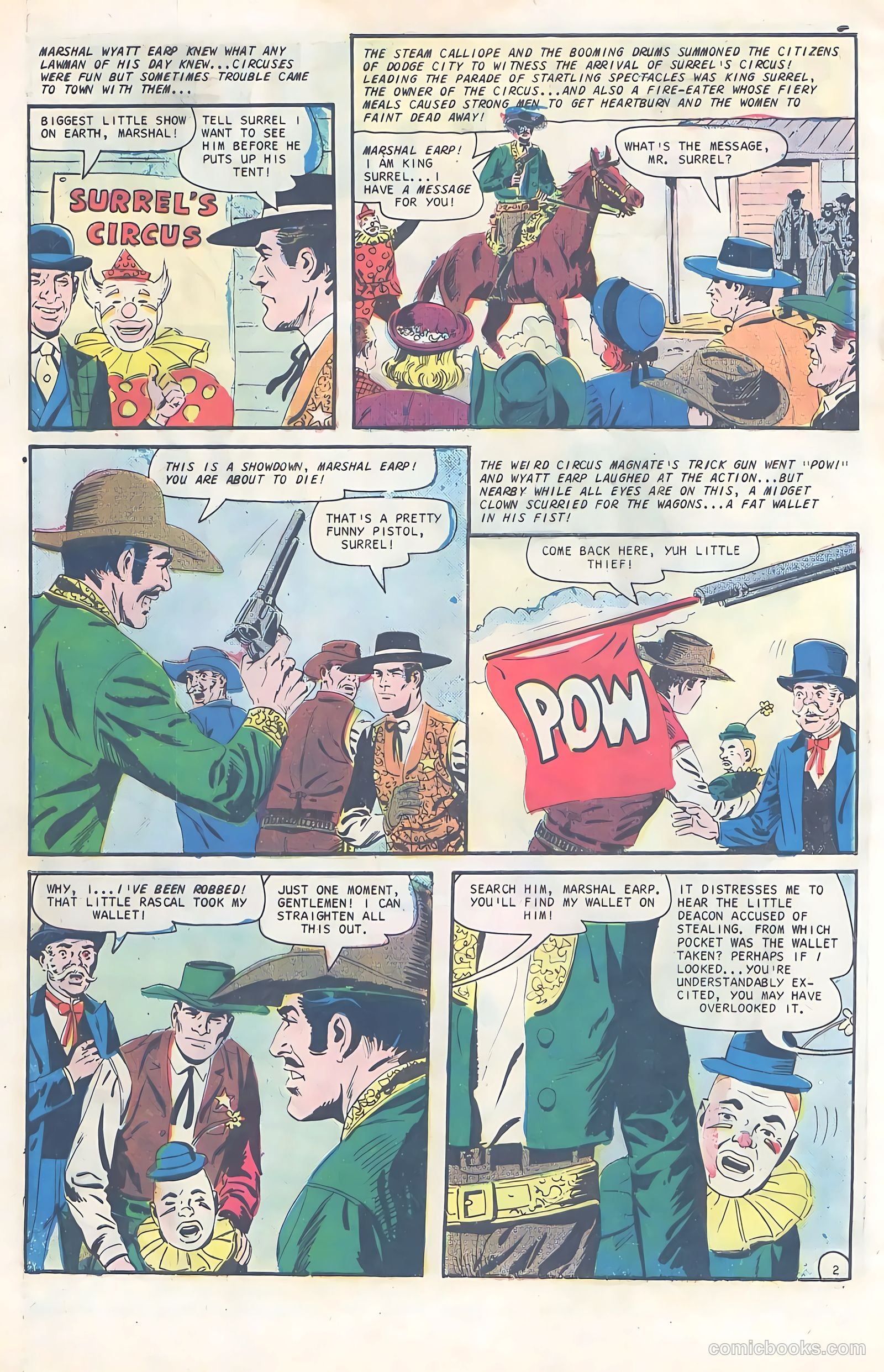Wyatt Earp, Frontier Marshal #72 (1967) — page 4 of 36