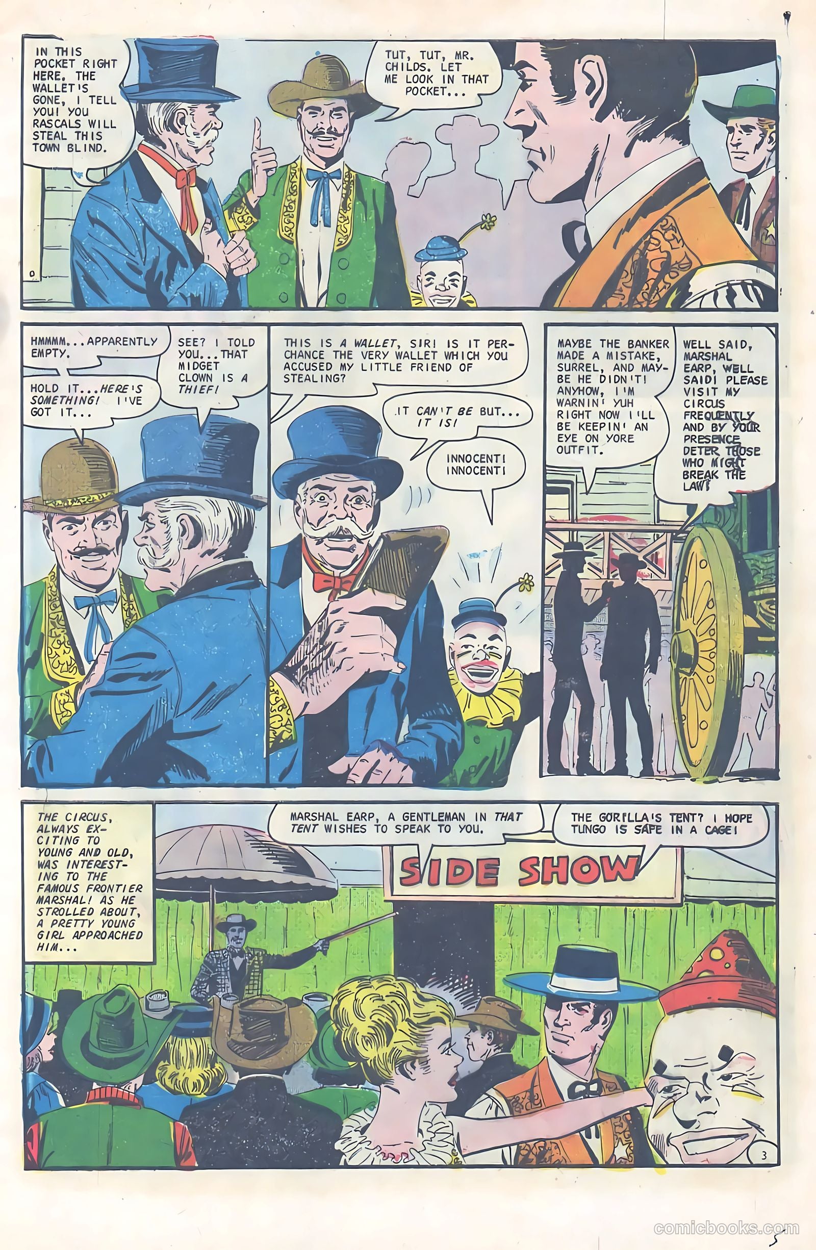 Wyatt Earp, Frontier Marshal #72 (1967) — page 5 of 36