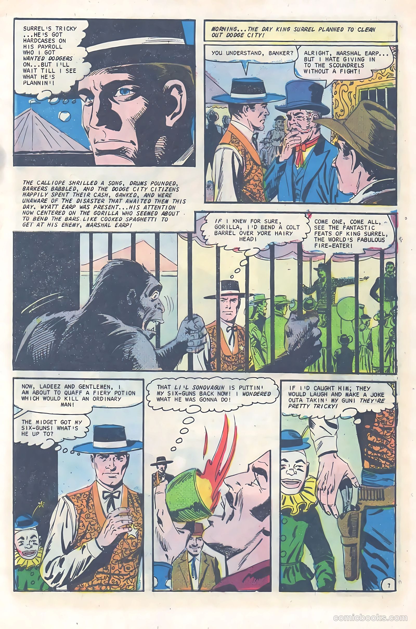 Wyatt Earp, Frontier Marshal #72 (1967) — page 9 of 36