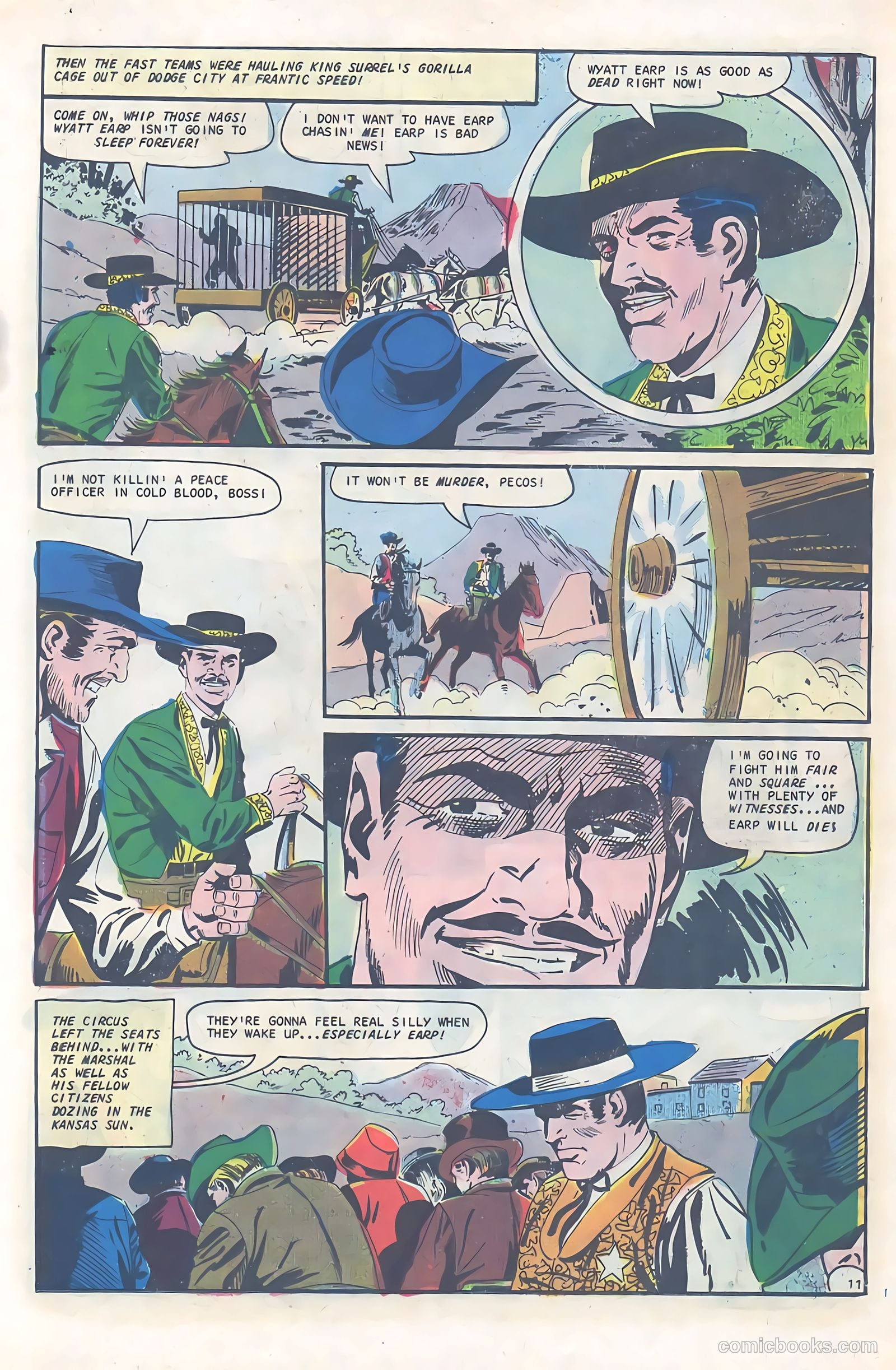 Wyatt Earp, Frontier Marshal #72 (1967) — page 15 of 36