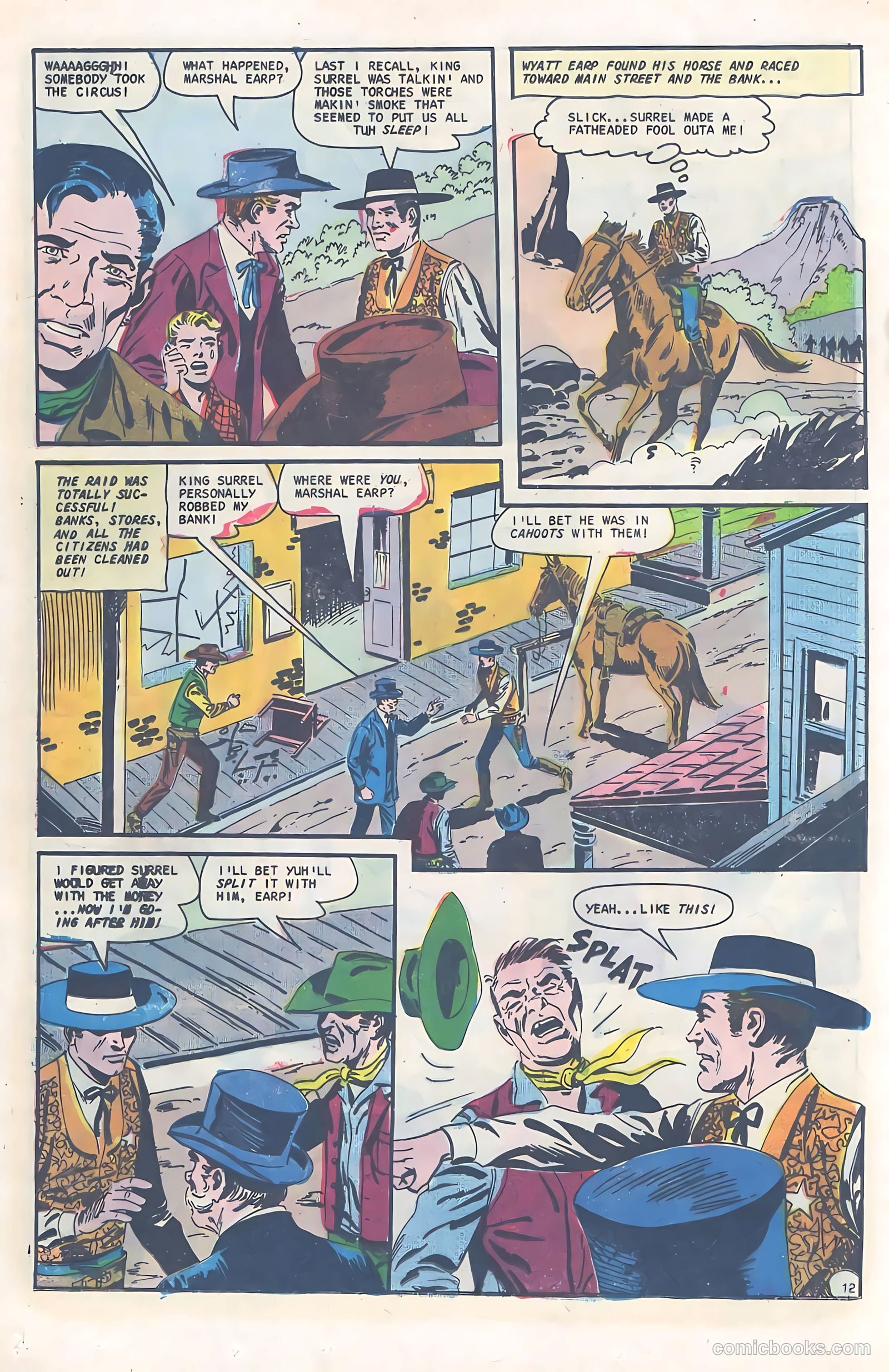 Wyatt Earp, Frontier Marshal #72 (1967) — page 16 of 36