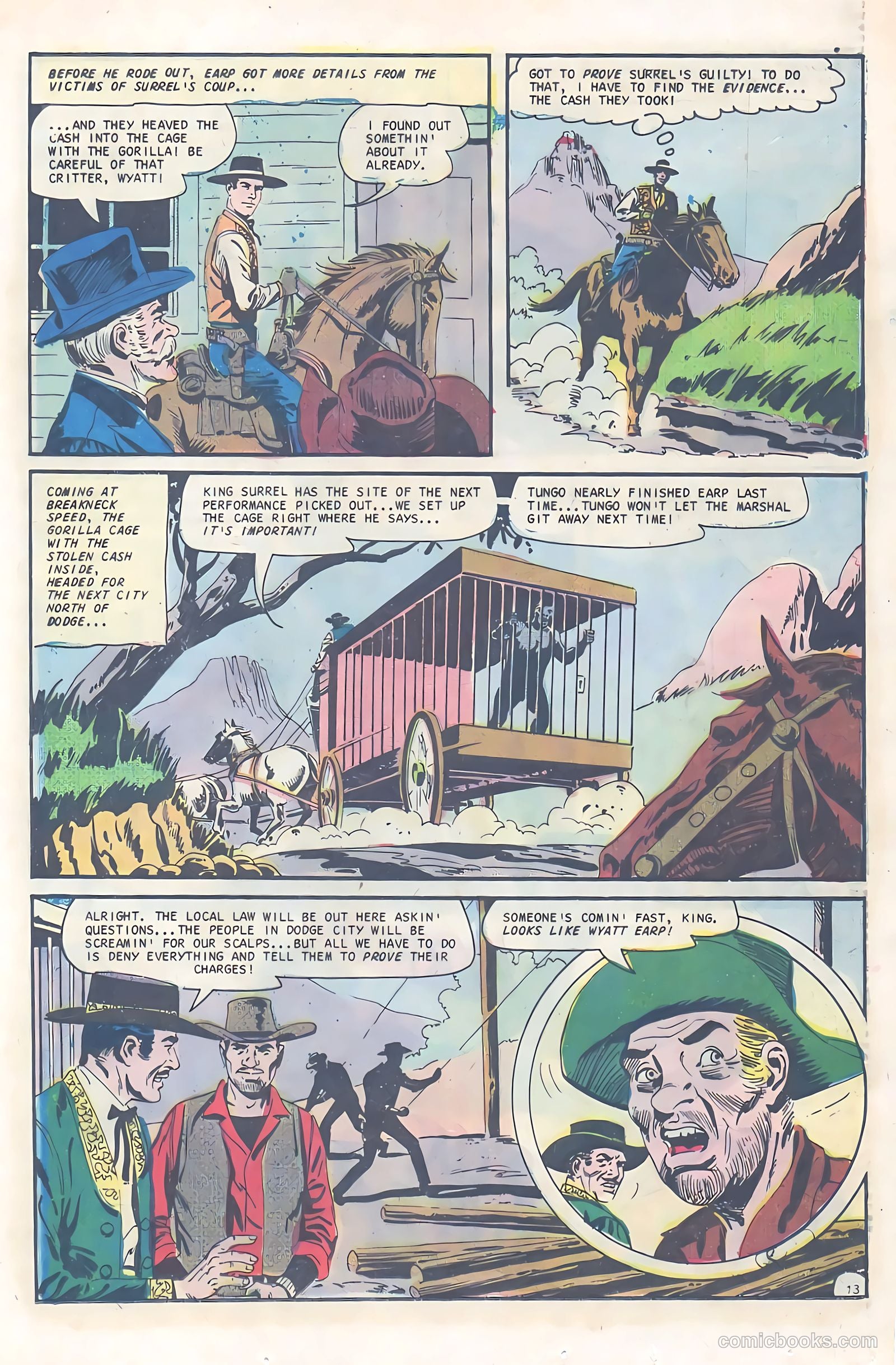 Wyatt Earp, Frontier Marshal #72 (1967) — page 17 of 36