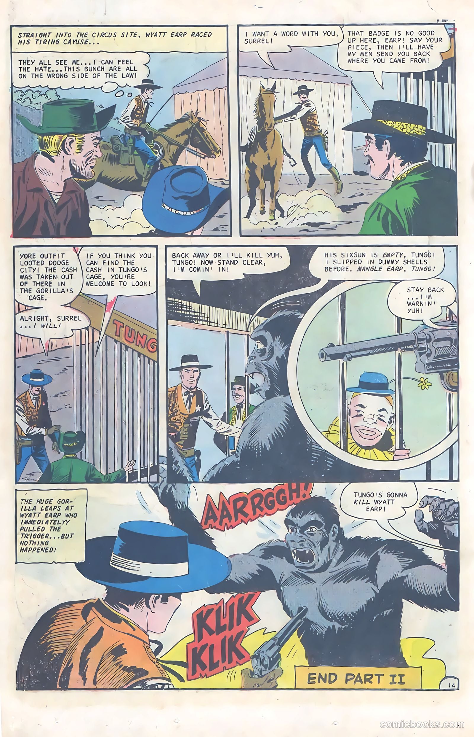 Wyatt Earp, Frontier Marshal #72 (1967) — page 18 of 36