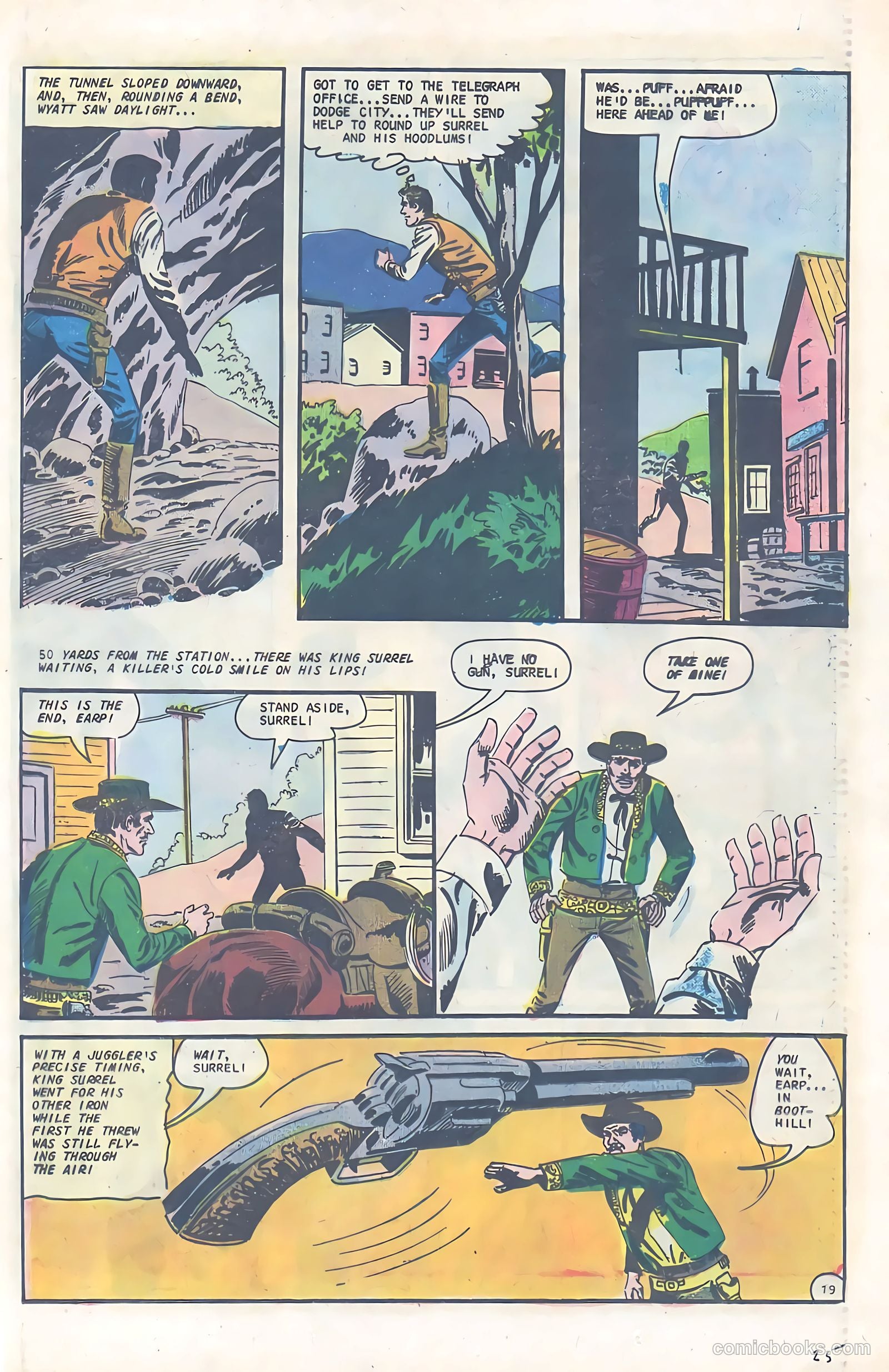 Wyatt Earp, Frontier Marshal #72 (1967) — page 25 of 36