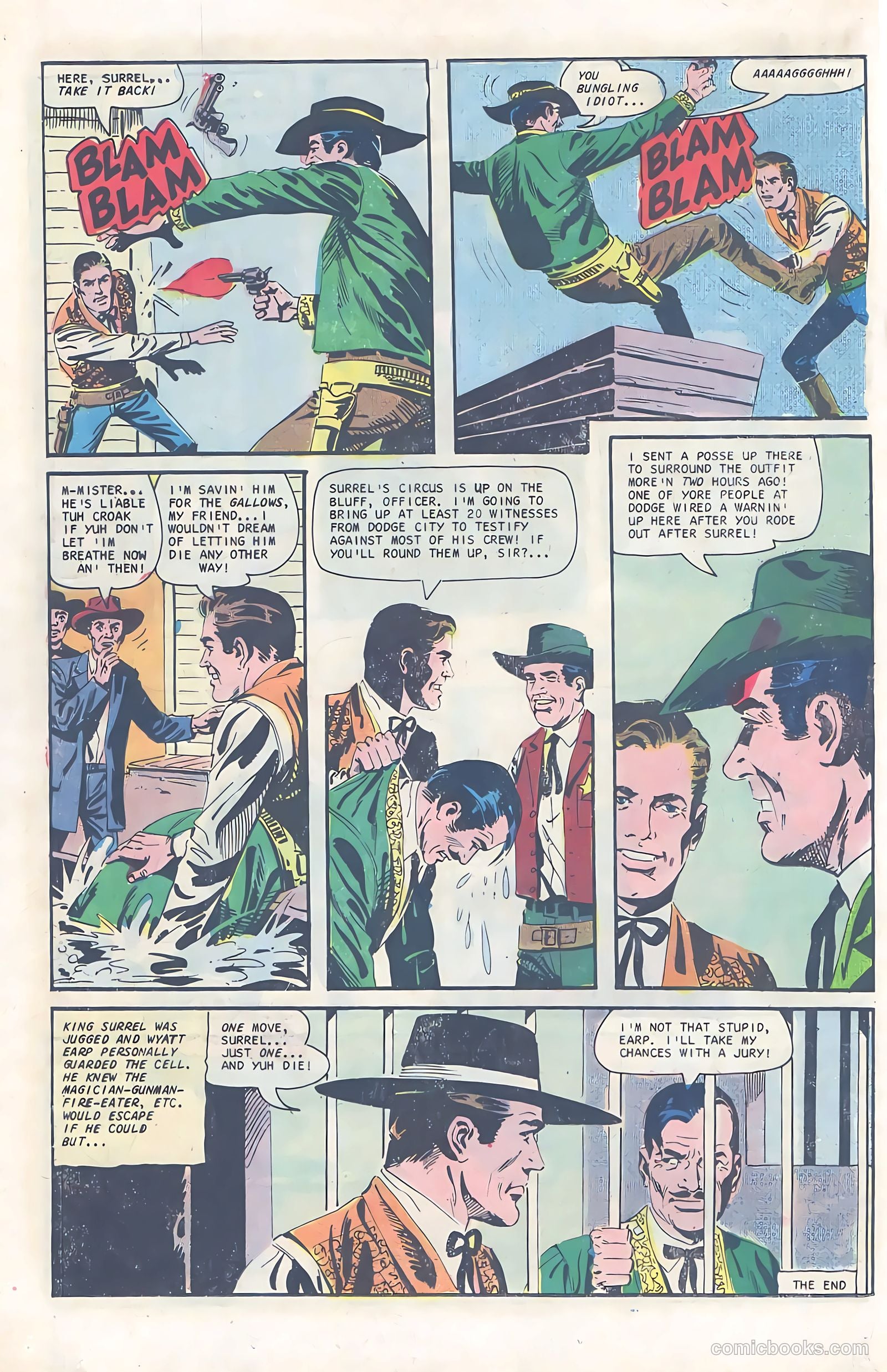 Wyatt Earp, Frontier Marshal #72 (1967) — page 26 of 36