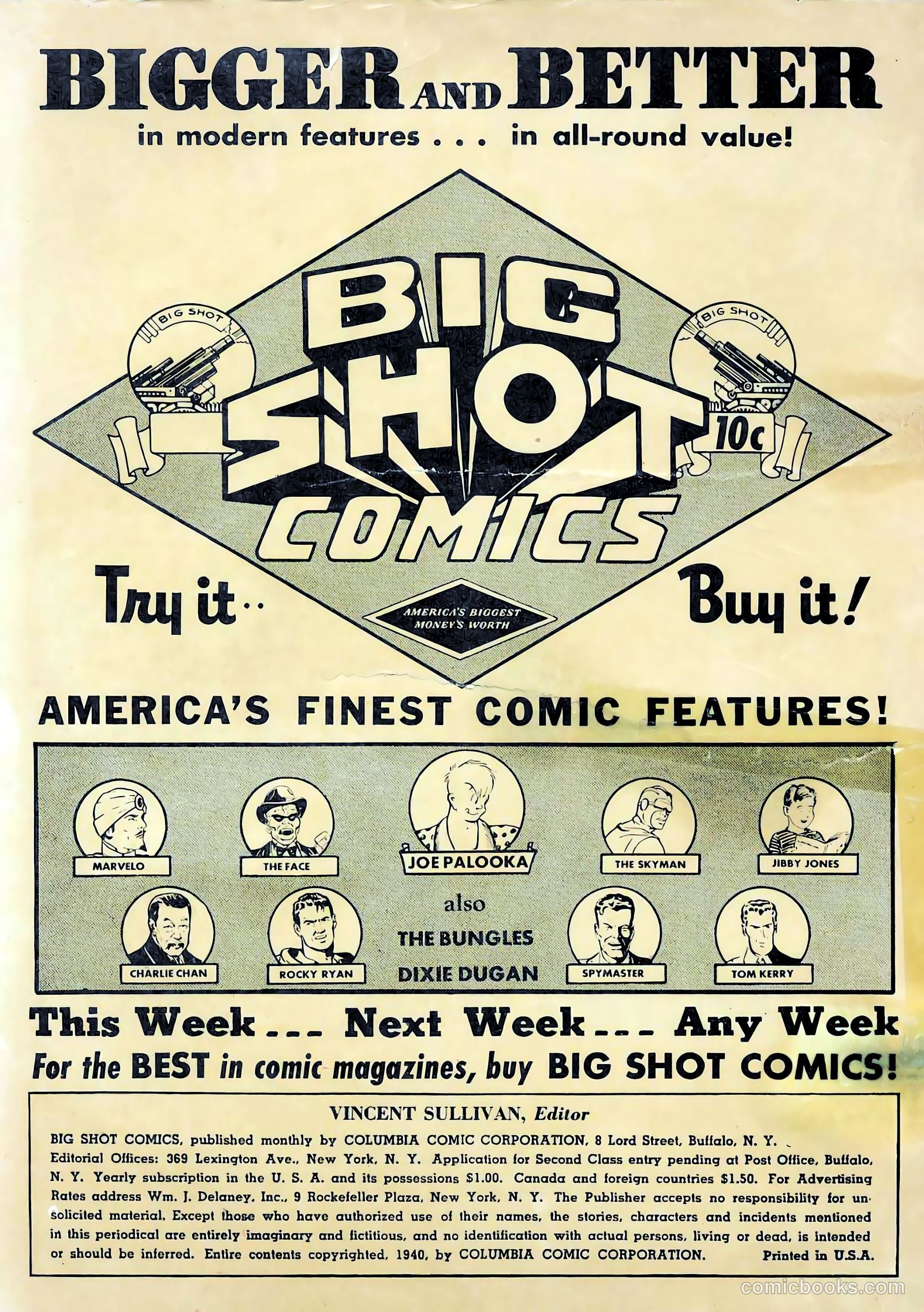 Big Shot Comics #2 (1940) — page 2 of 68