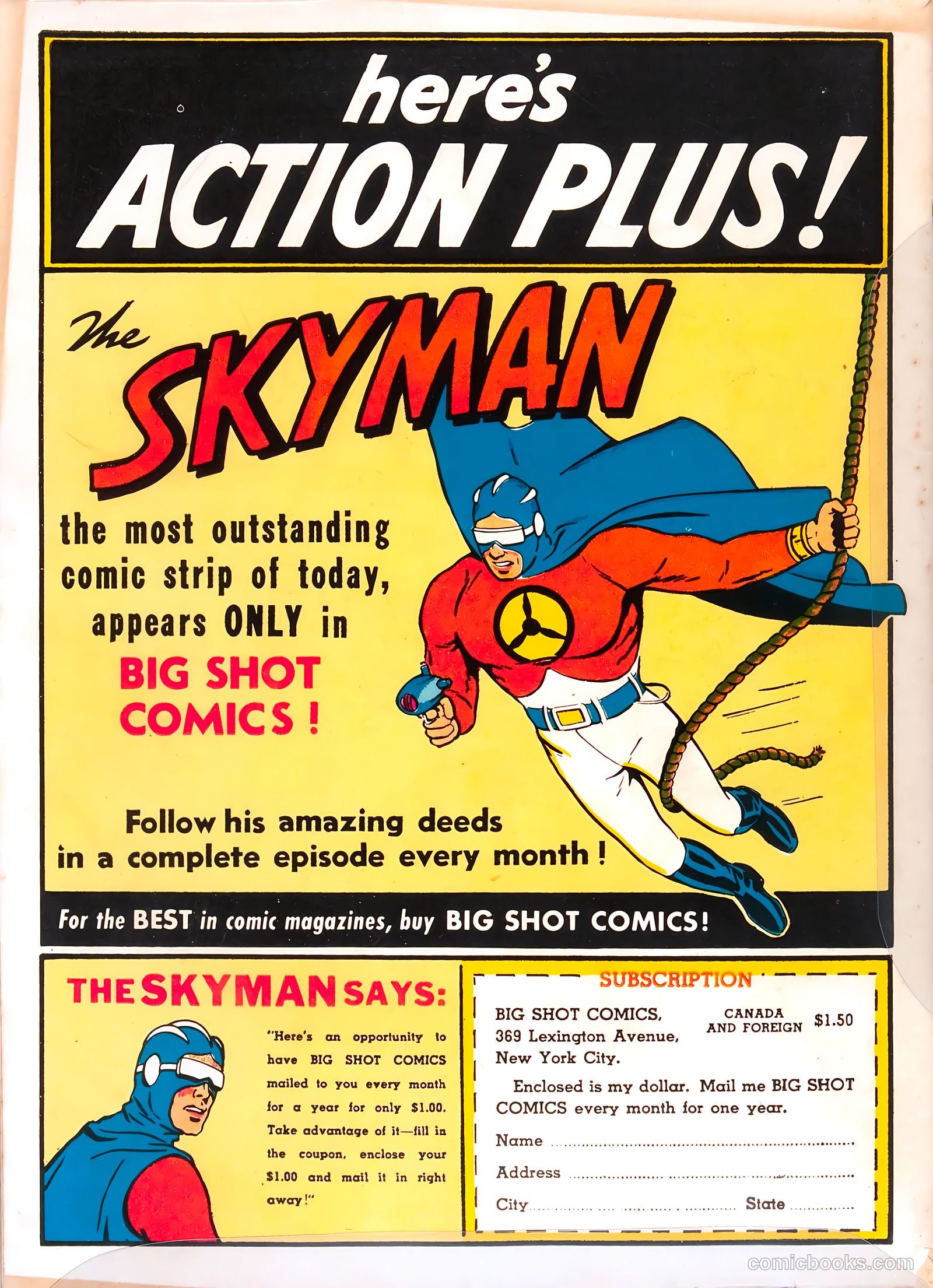 Big Shot Comics #3 (1940) — page 66 of 66