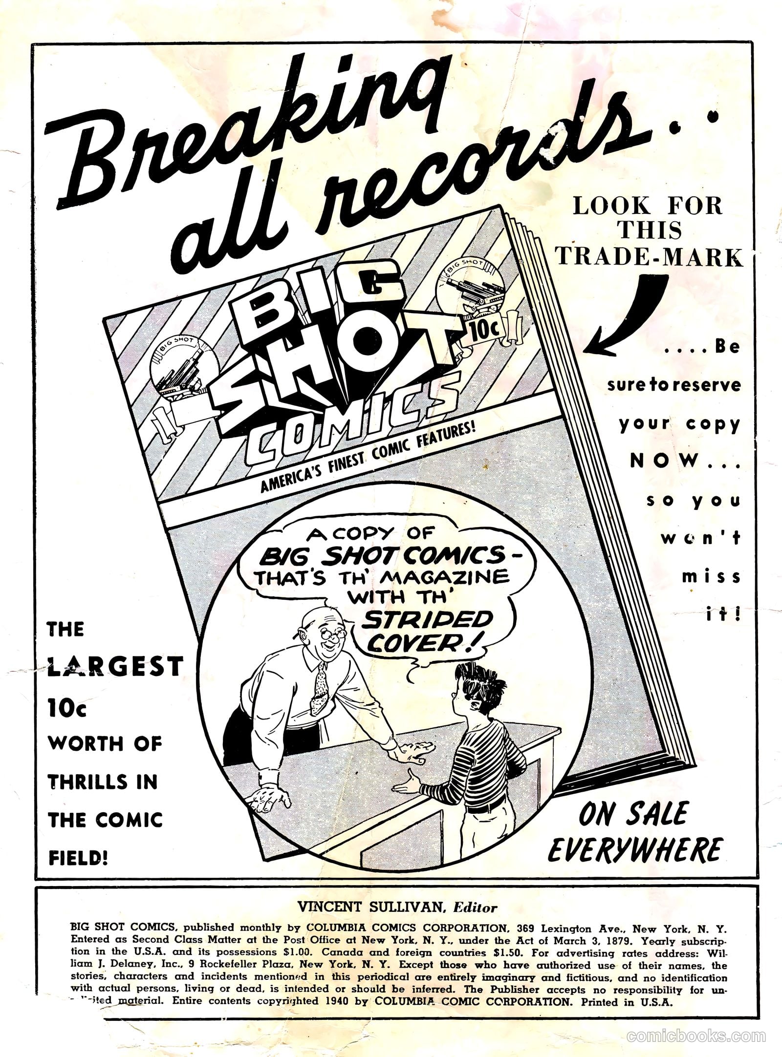 Big Shot Comics #7 (1940) — page 2 of 70