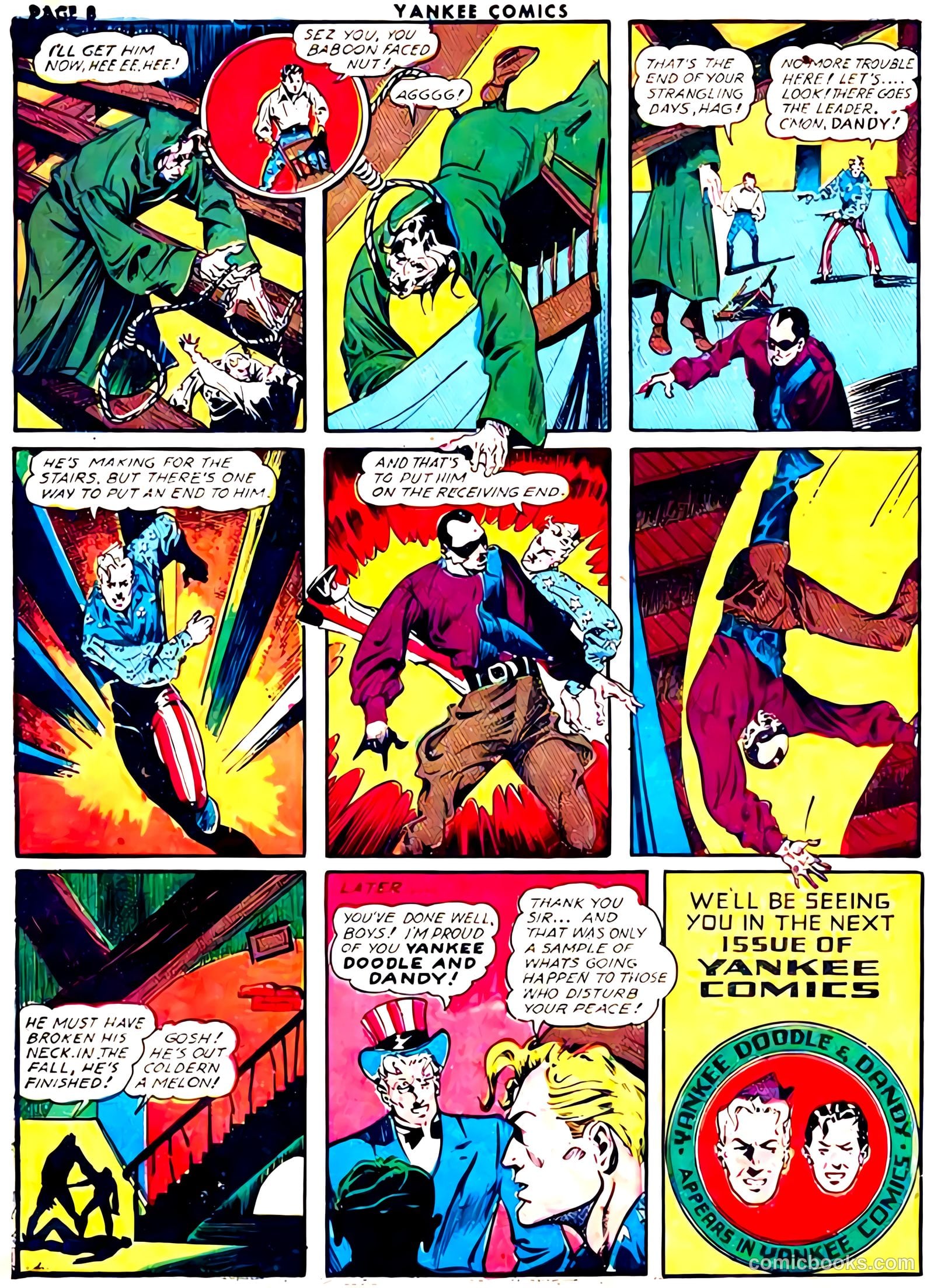 Yankee Comics #1 (1941) — page 10 of 68