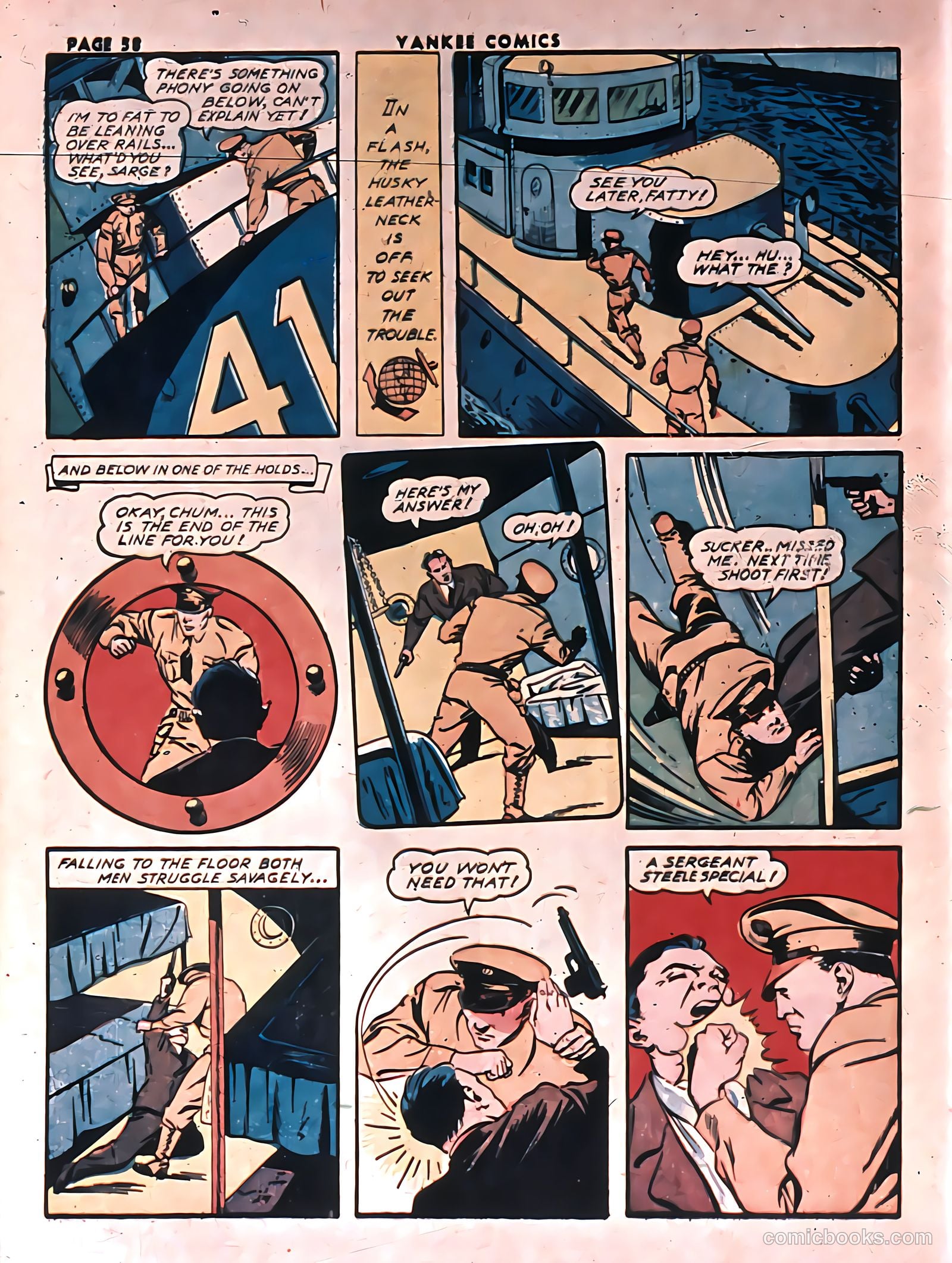 Yankee Comics #1 (1941) — page 60 of 68