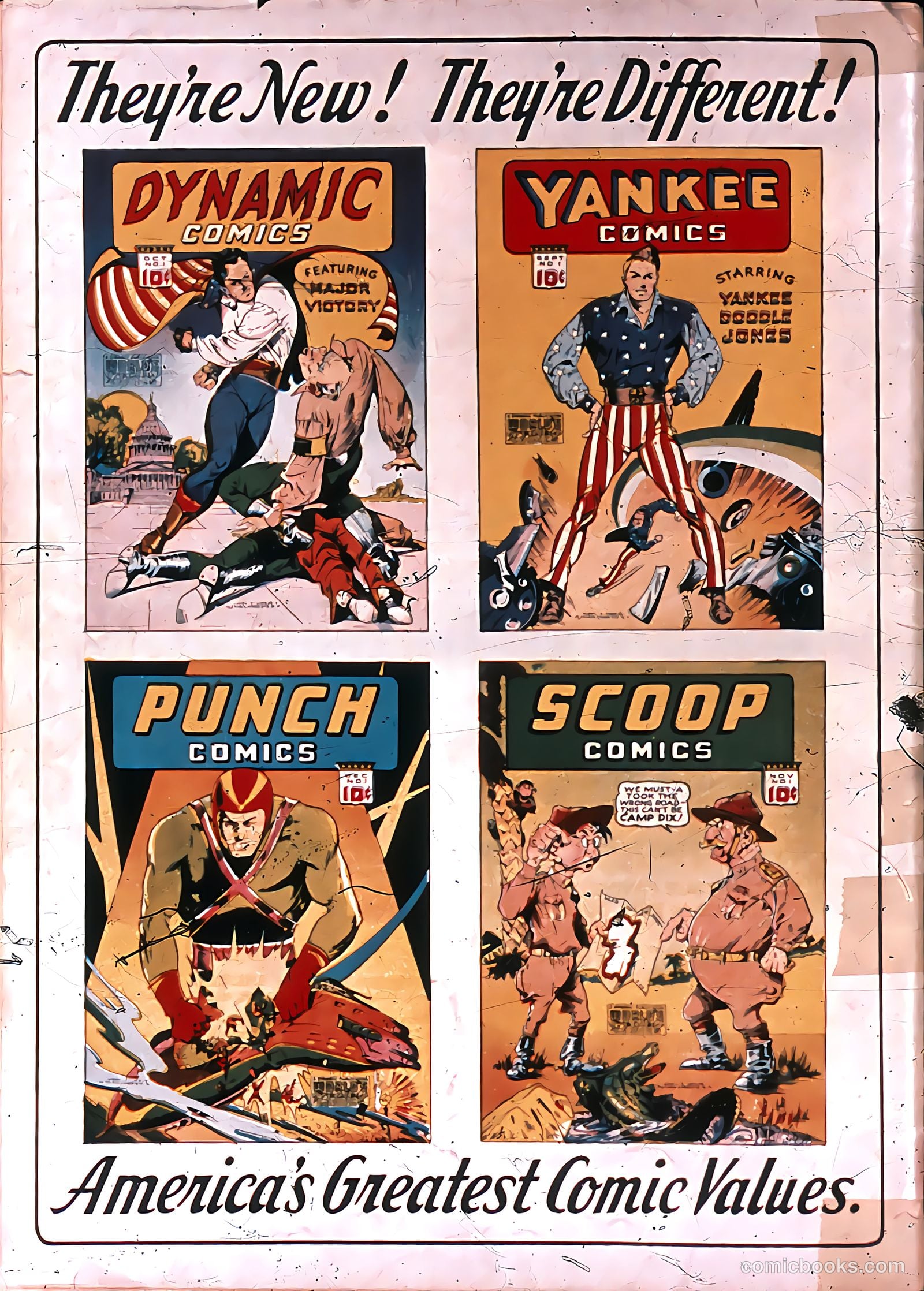 Yankee Comics #1 (1941) — page 68 of 68