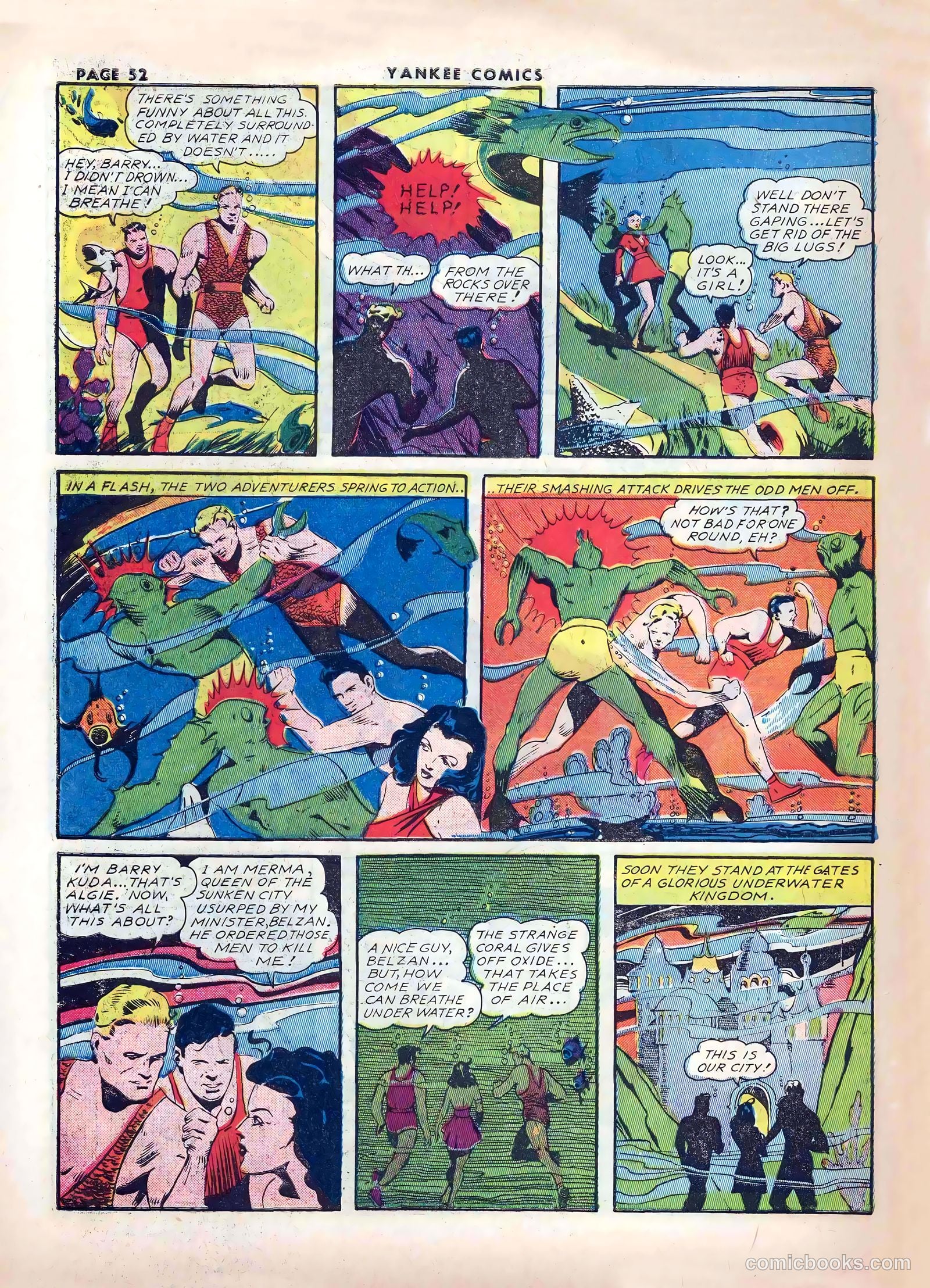 Yankee Comics #2 (1941) — page 54 of 68