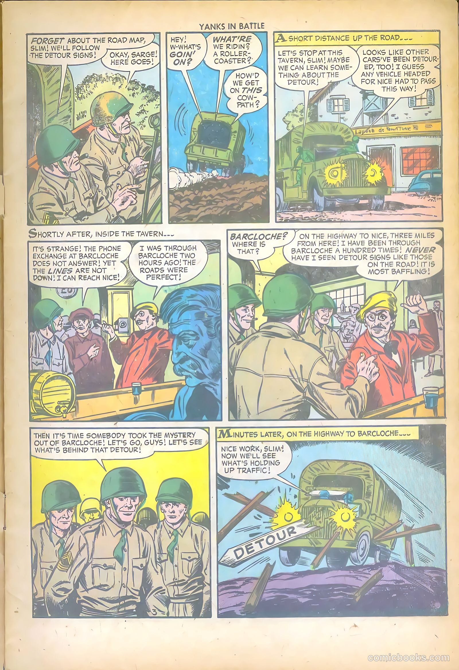 Yanks in Battle #1 (1956) — page 5 of 36