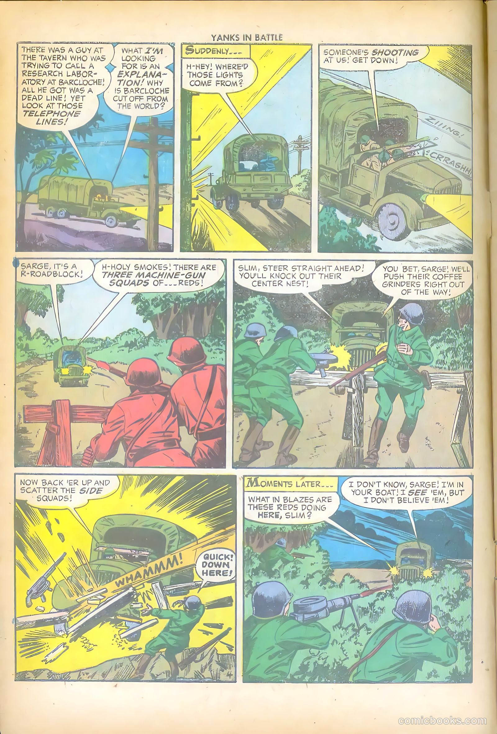 Yanks in Battle #1 (1956) — page 6 of 36