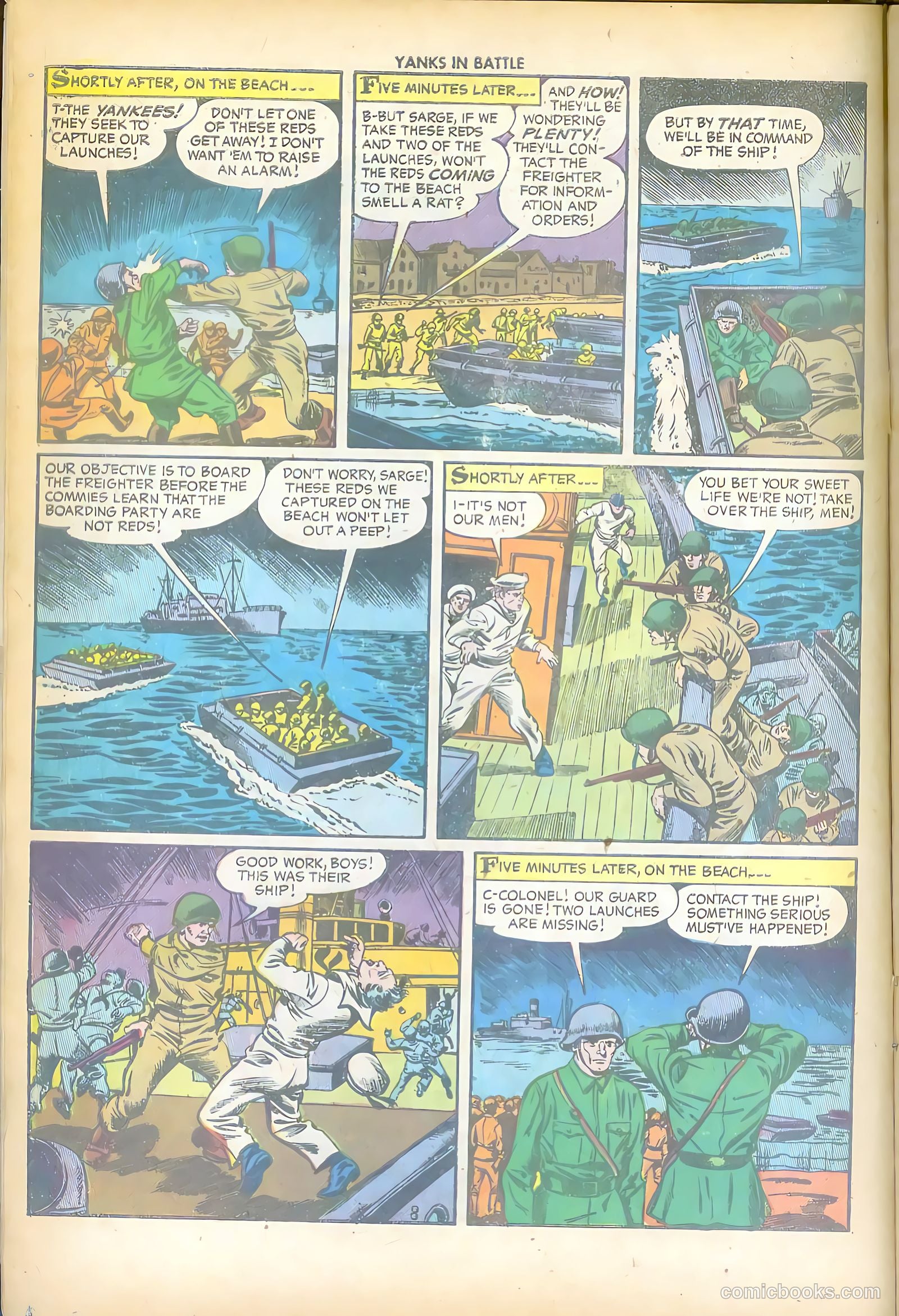 Yanks in Battle #1 (1956) — page 10 of 36