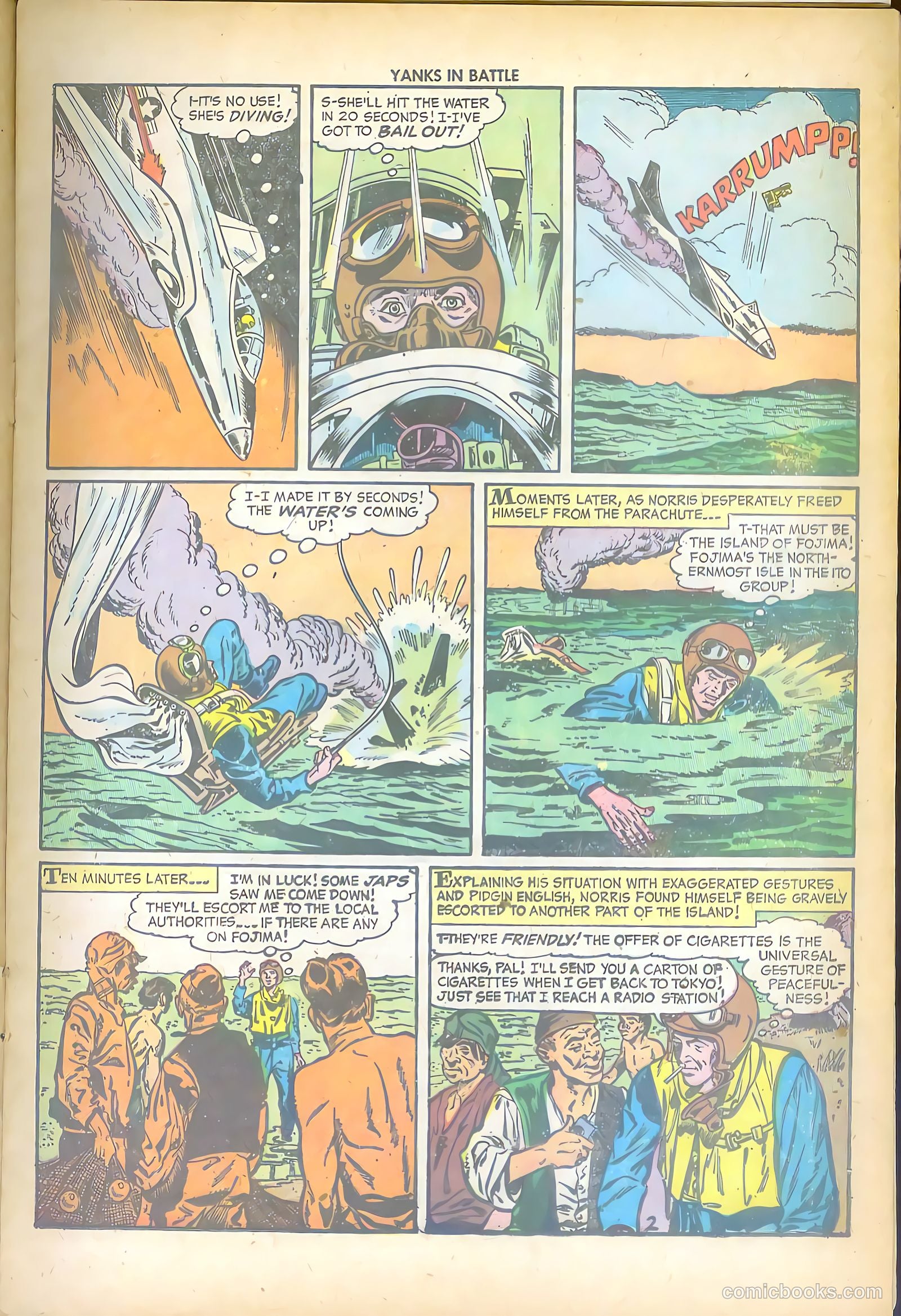 Yanks in Battle #1 (1956) — page 13 of 36