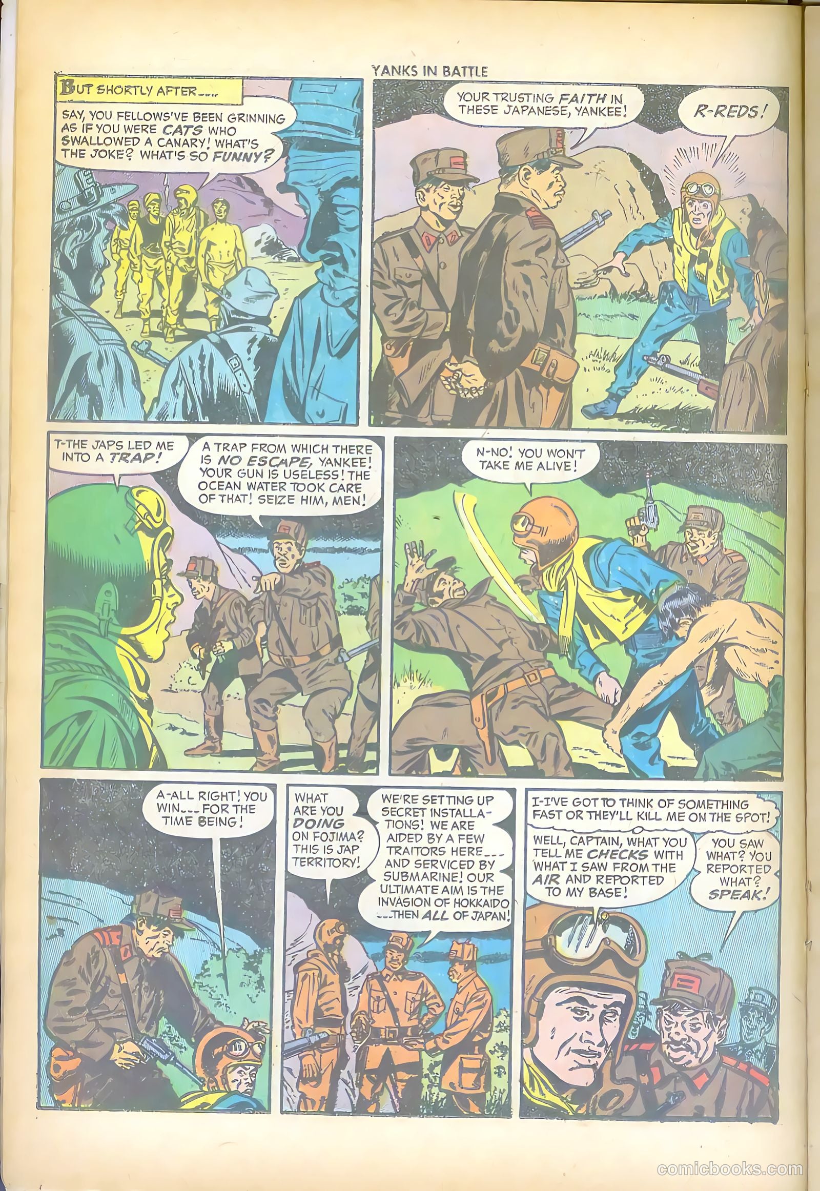 Yanks in Battle #1 (1956) — page 14 of 36