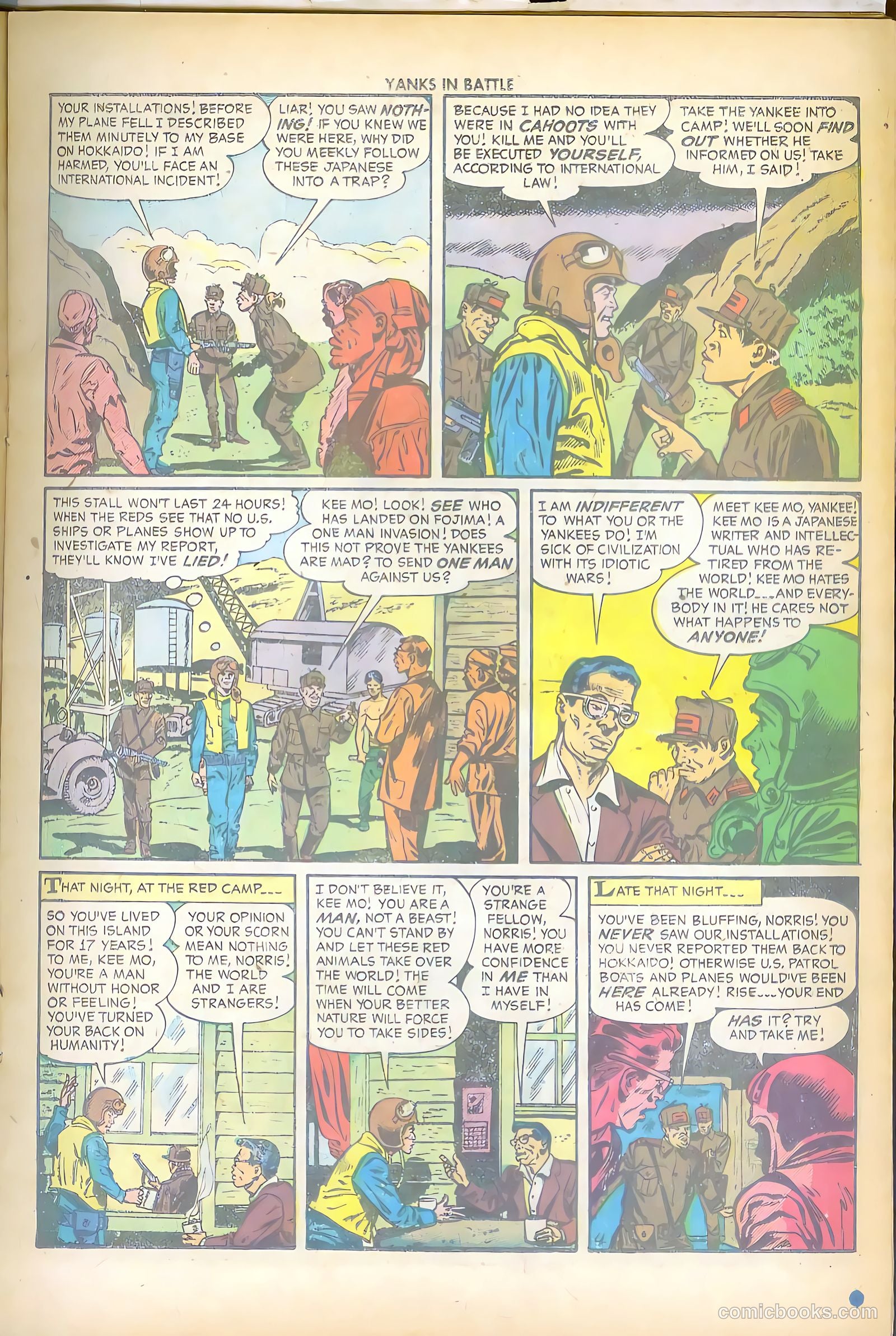 Yanks in Battle #1 (1956) — page 15 of 36