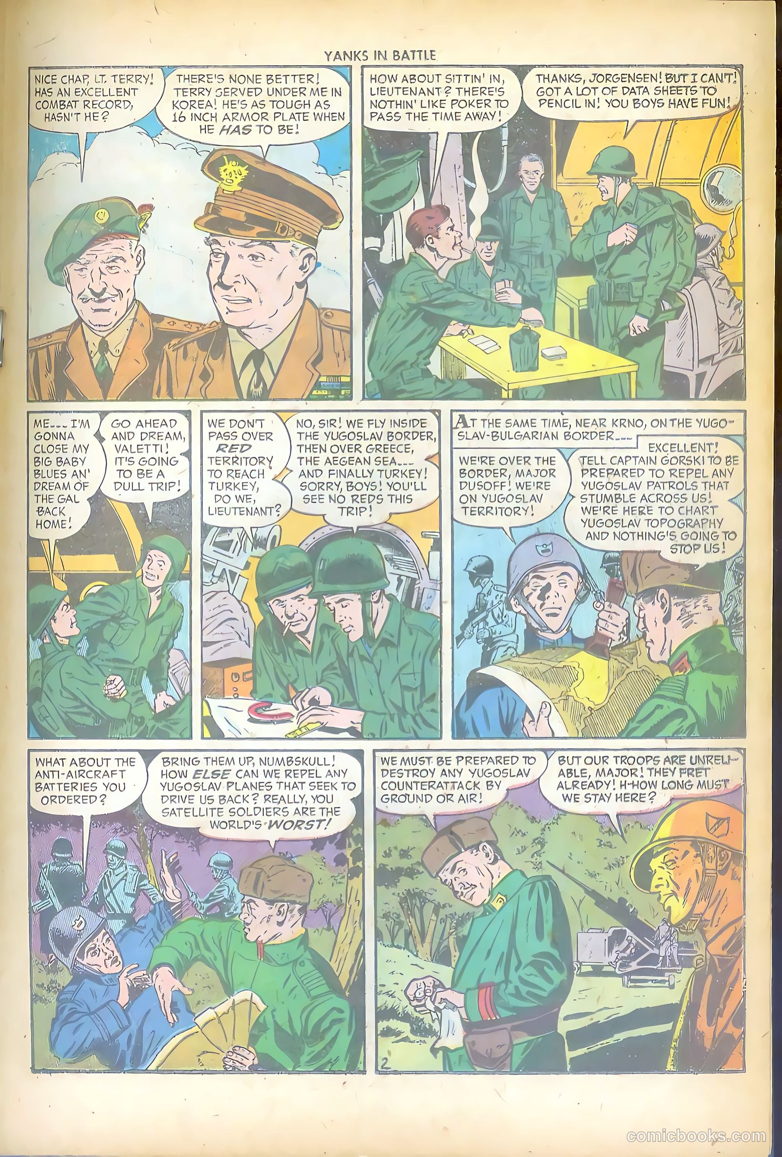 Yanks in Battle #1 (1956) — page 19 of 36
