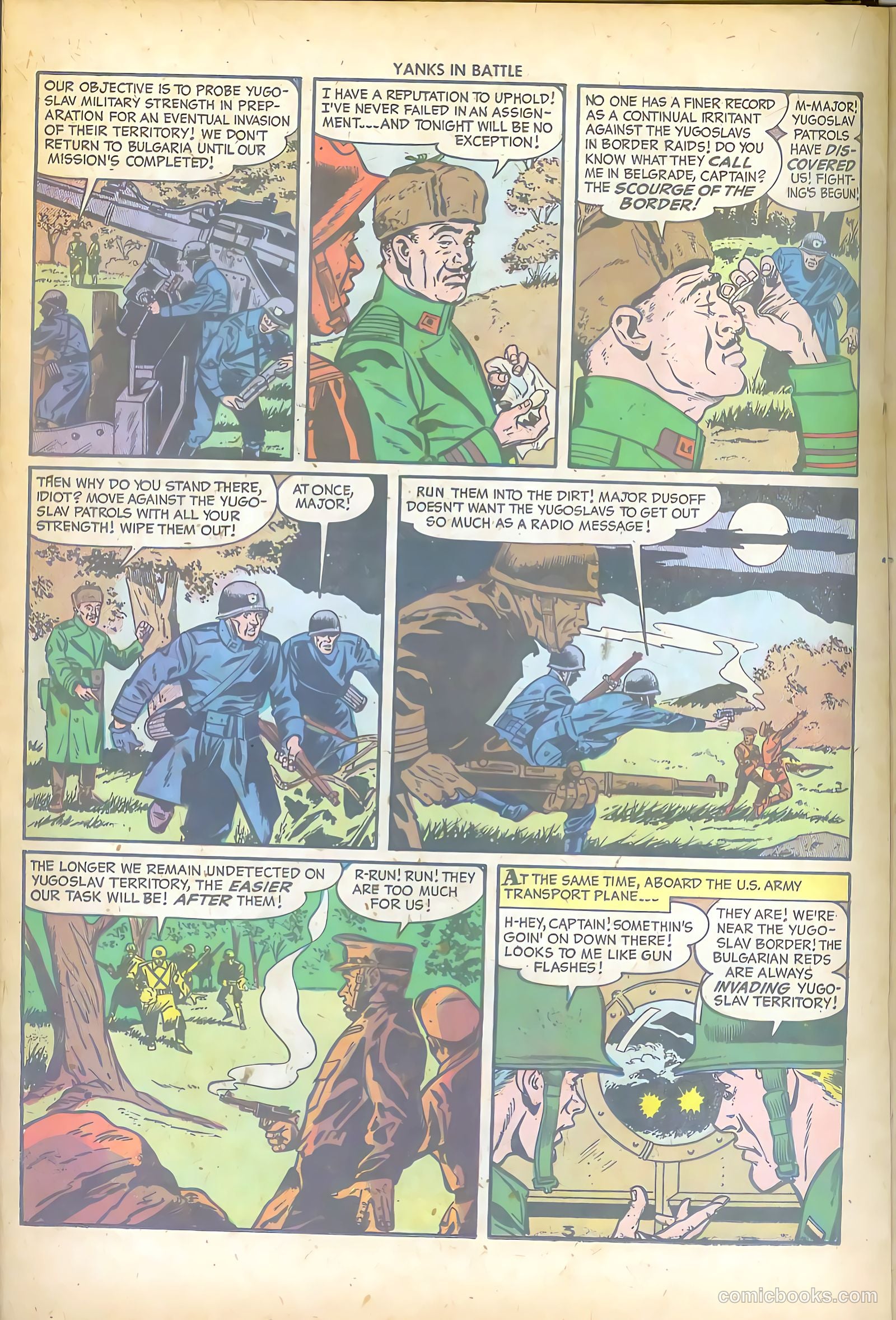 Yanks in Battle #1 (1956) — page 20 of 36